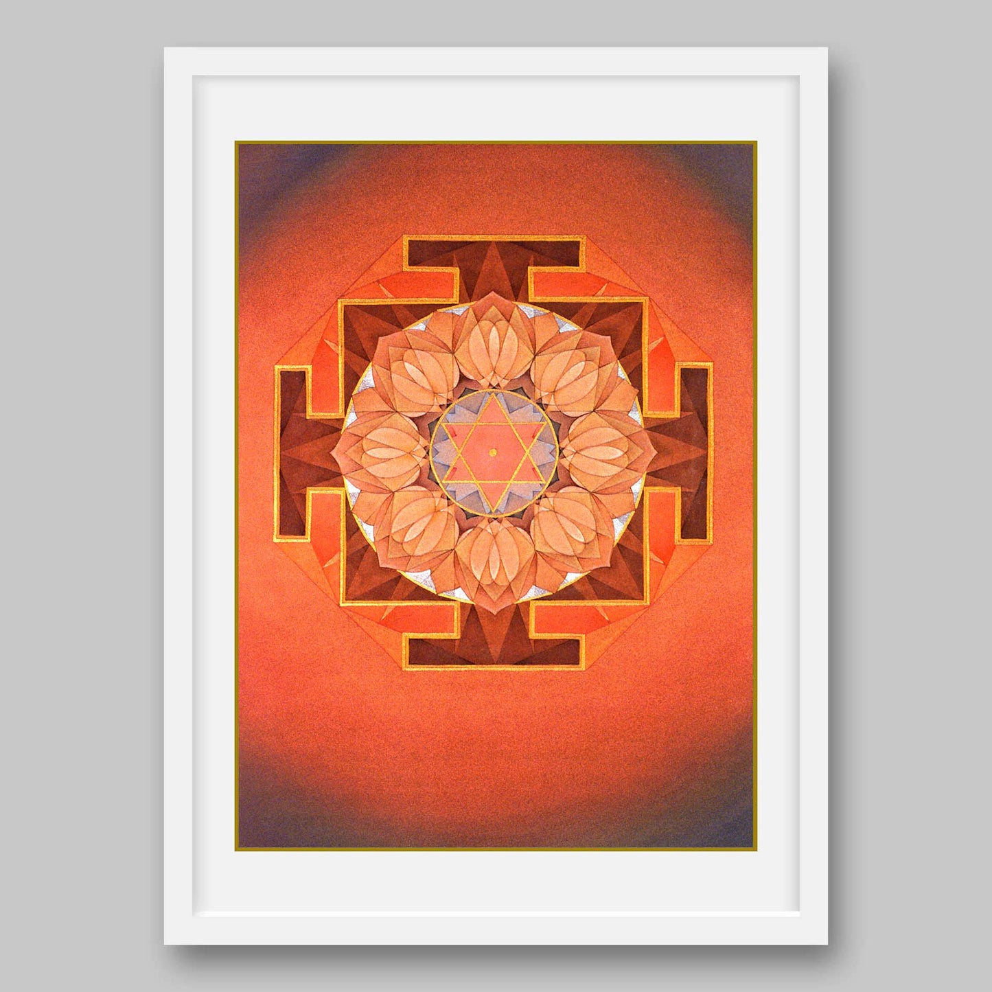 Rahu Yantra - High Quality Print of Artwork by Pieter Weltevrede - Sagar World