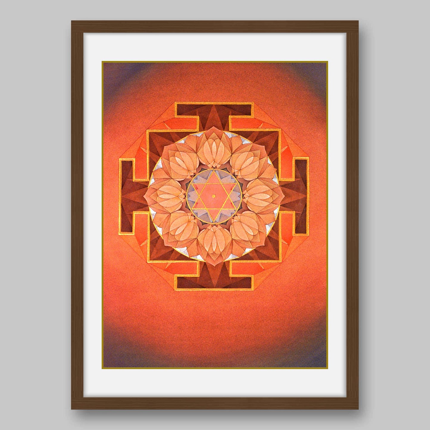Rahu Yantra - High Quality Print of Artwork by Pieter Weltevrede - Sagar World