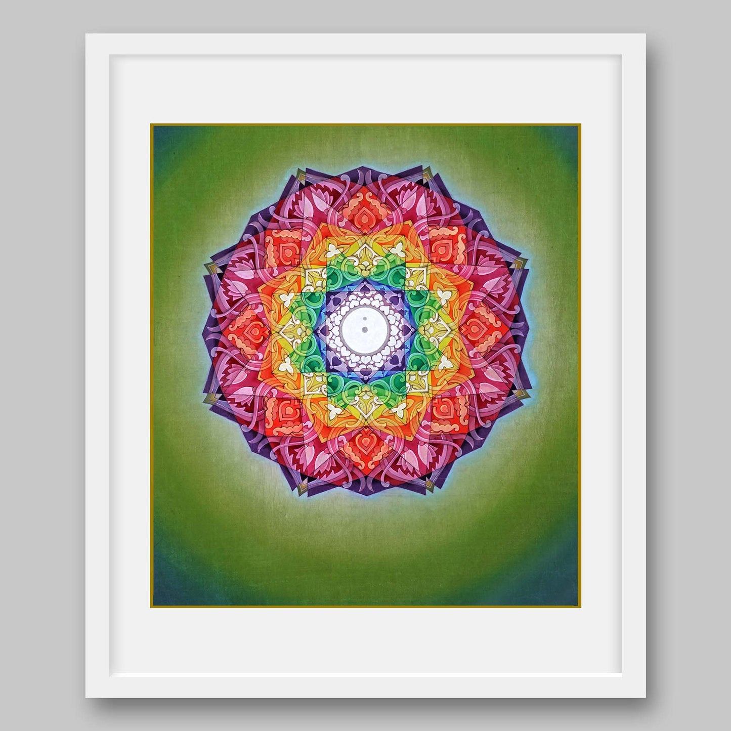 Sahasrara Chakra Mandala - High Quality Print of Artwork by Pieter Weltevrede - Sagar World