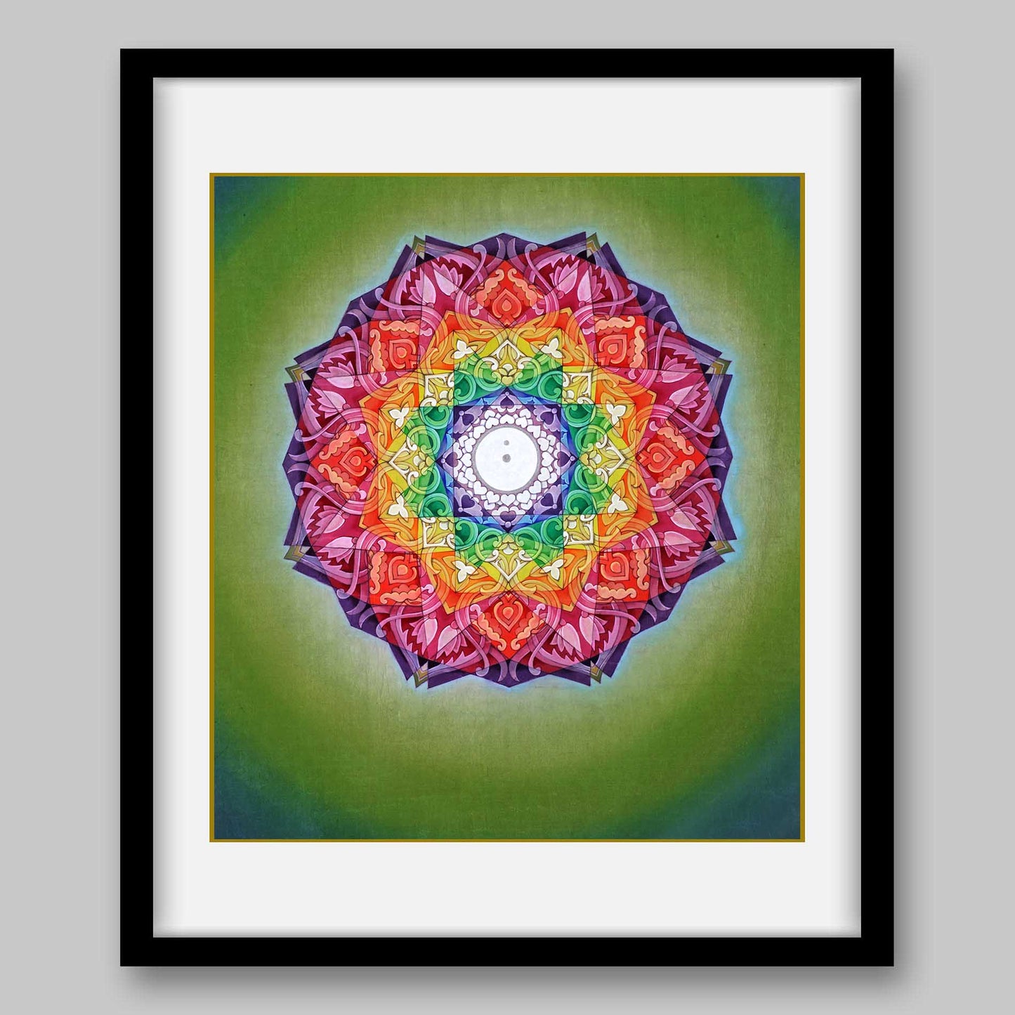 Sahasrara Chakra Mandala - High Quality Print of Artwork by Pieter Weltevrede - Sagar World