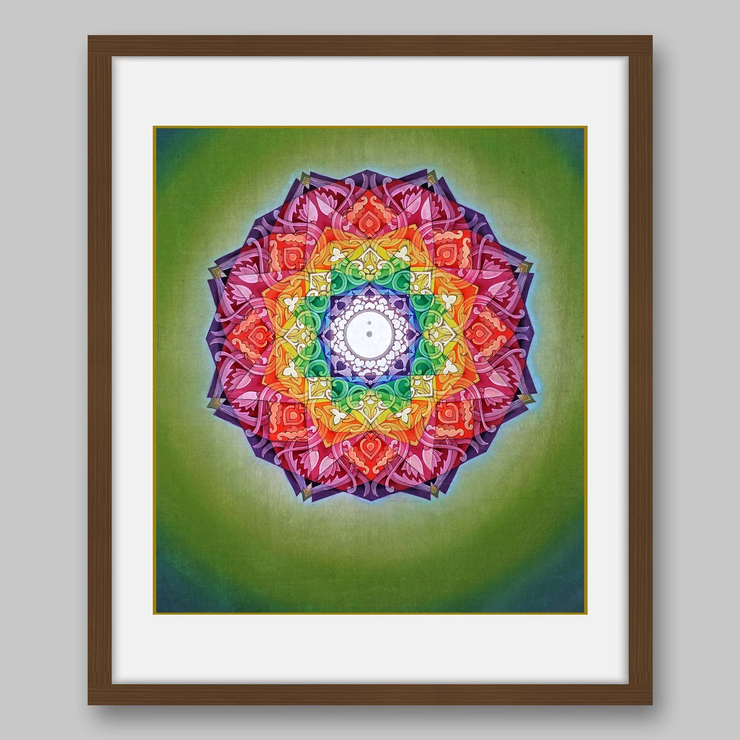 Sahasrara Chakra Mandala - High Quality Print of Artwork by Pieter Weltevrede - Sagar World