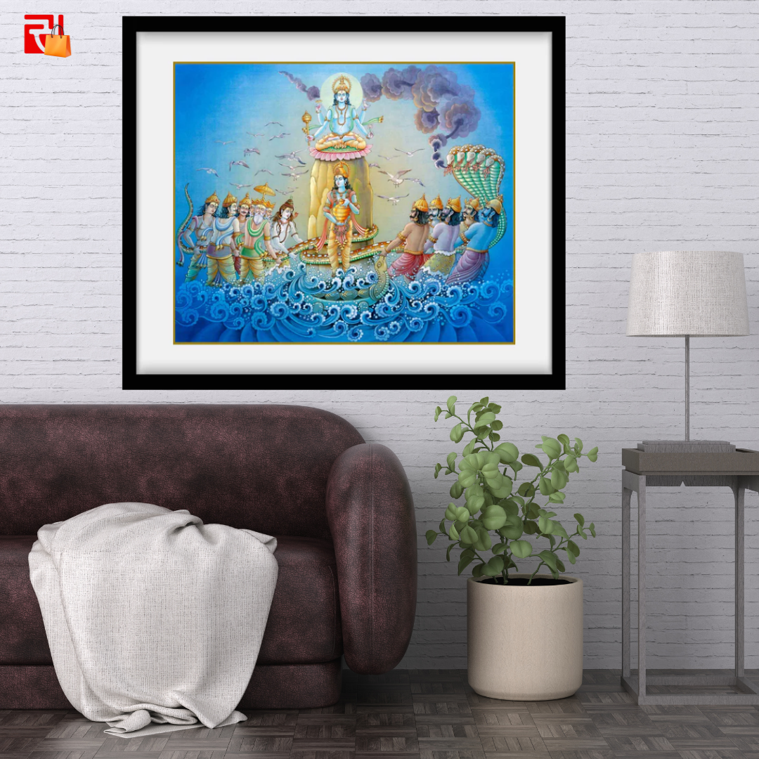 Samundra Manthan - High Quality Print of Artwork by Pieter Weltevrede