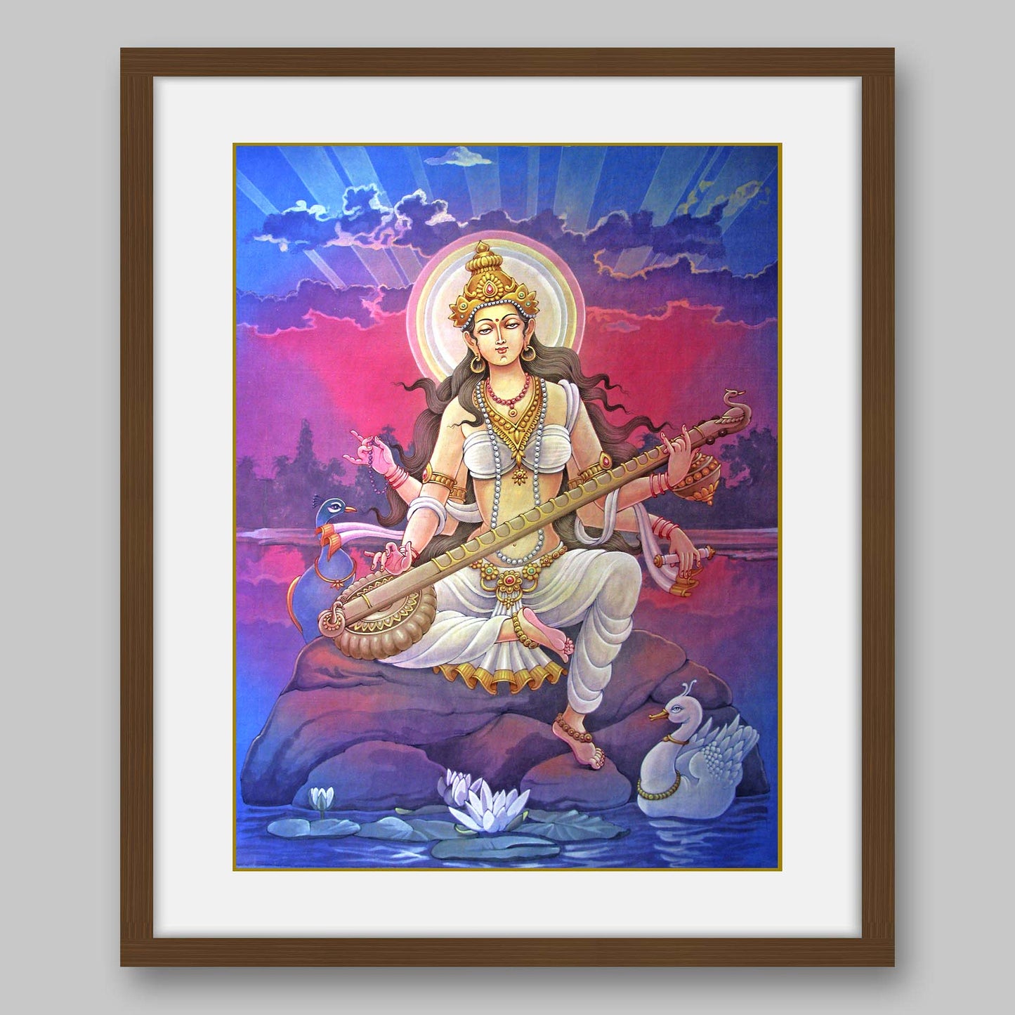 Saraswati – High Quality Print of Artwork by Pieter Weltevrede