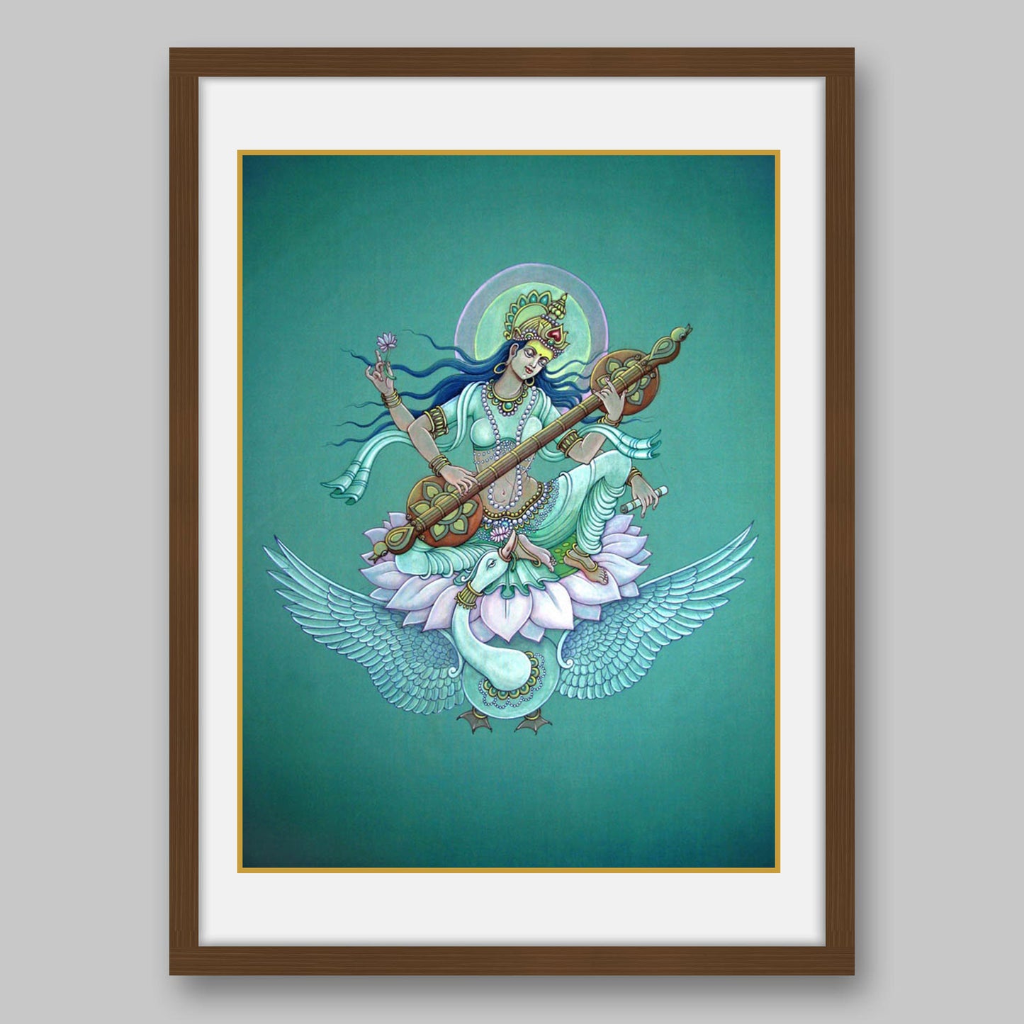 Saraswati – High Quality Print of Artwork by Pieter Weltevrede