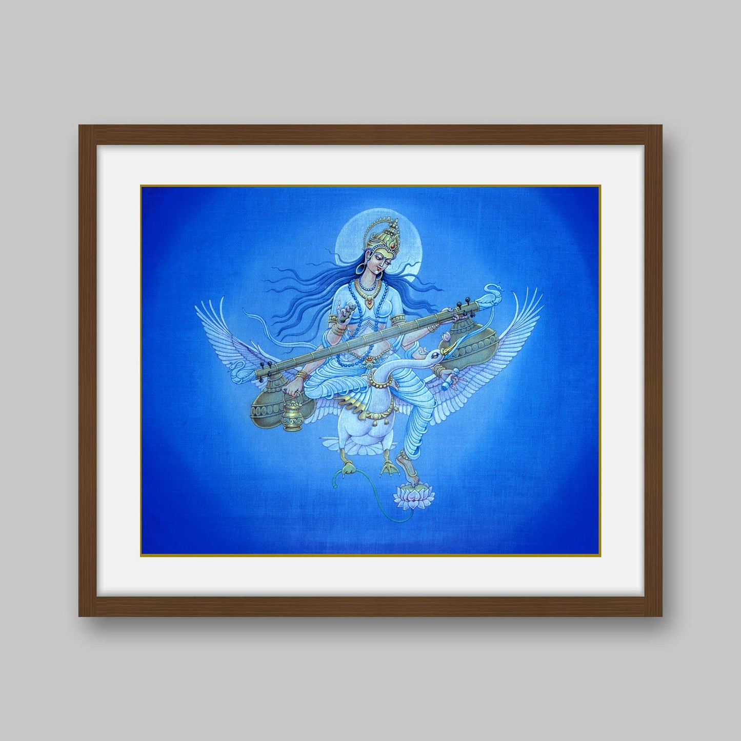 Saraswati - High Quality Print of Artwork by Pieter Weltevrede