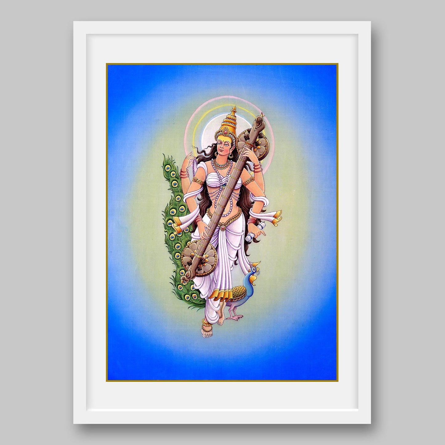 Saraswati – High Quality Print of Artwork by Pieter Weltevrede - Sagar World