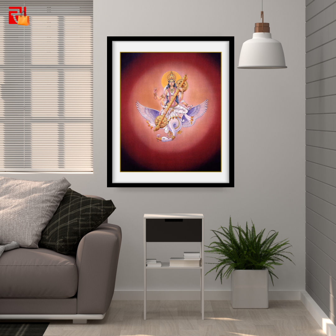 Saraswati — High Quality Print of Artwork by Pieter Weltevrede