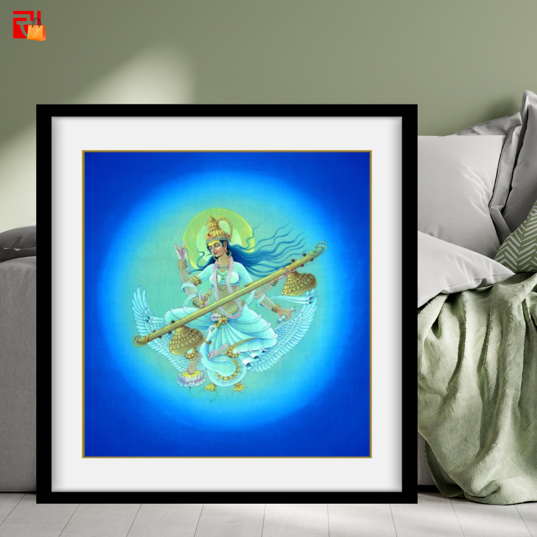 Saraswati - High Quality Print of Artwork by Pieter Weltevrede