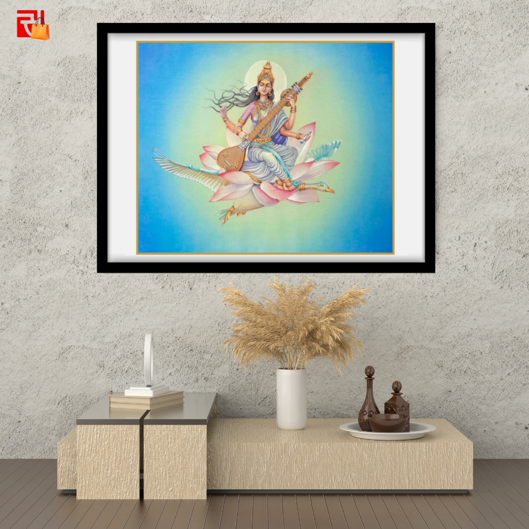 Saraswati – High Quality Print of Artwork by Pieter Weltevrede