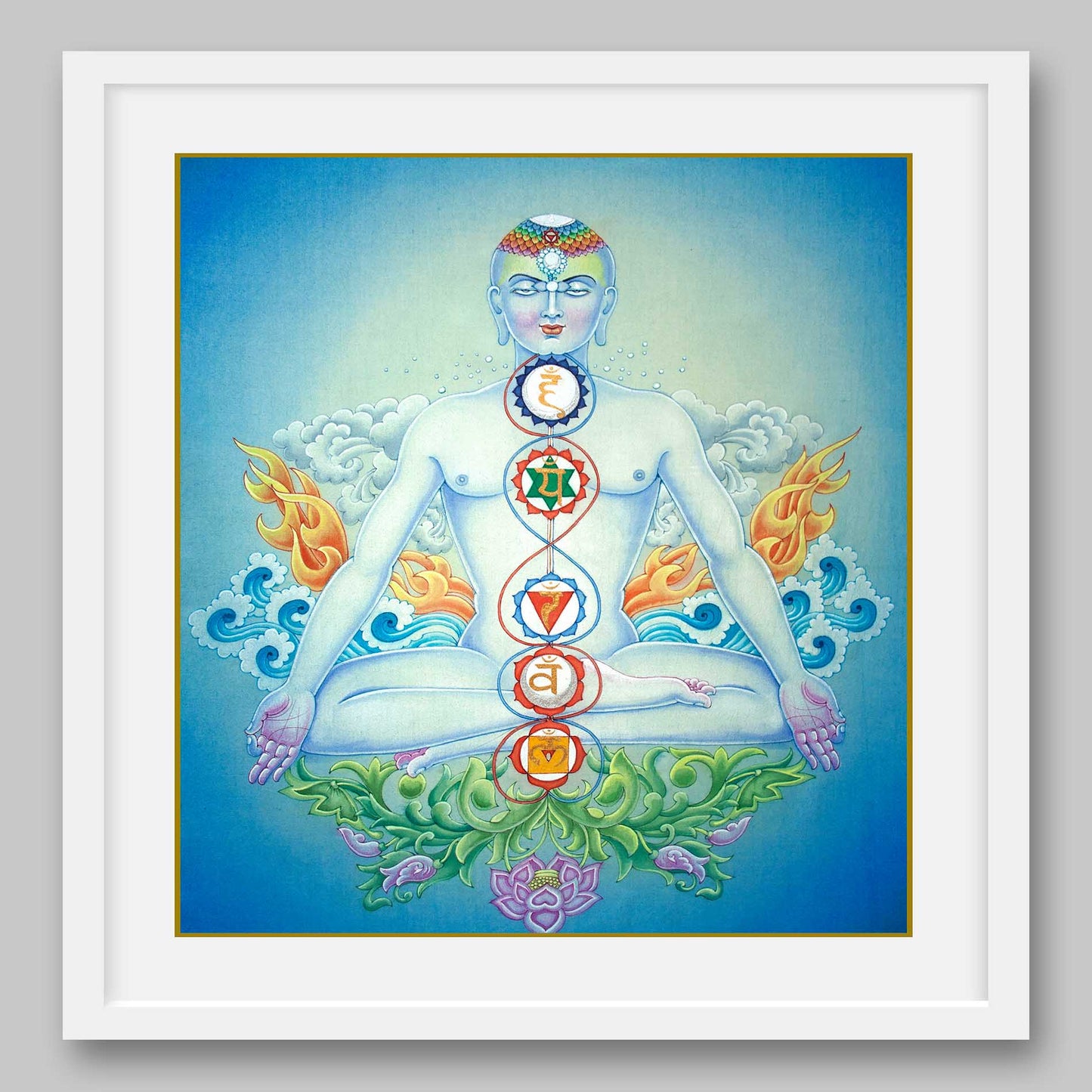 Seven Chakras – High Quality Print of Artwork by Pieter Weltevrede - Home Decor - Sagar World