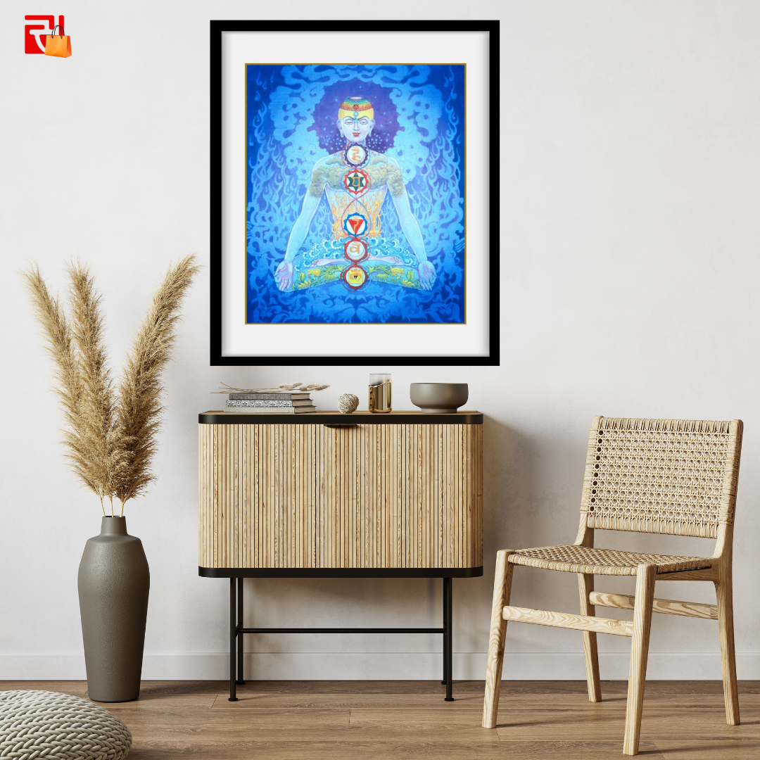 Seven Chakras – High Quality Print of Artwork by Pieter Weltevrede - Home Decor