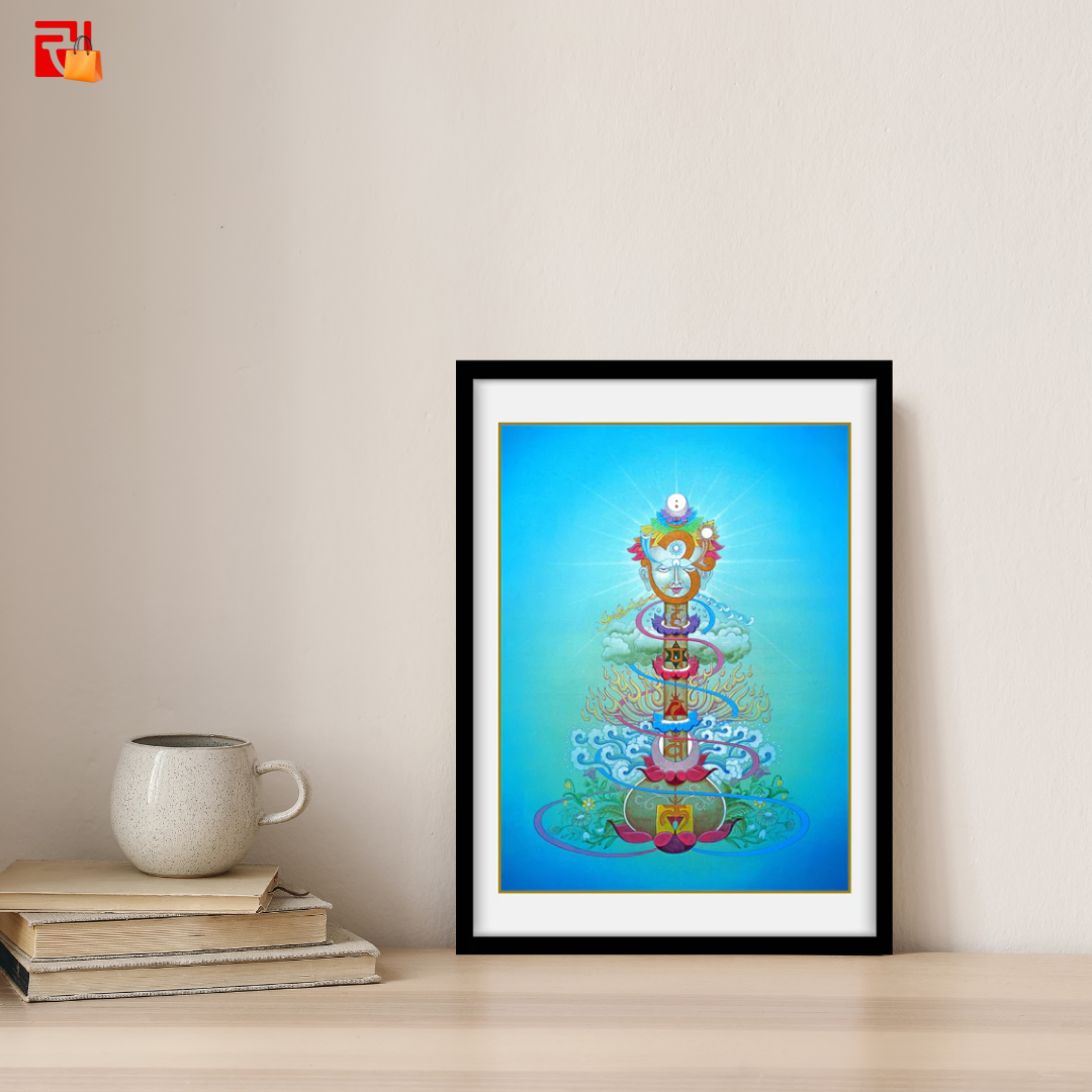 Seven Chakras – High Quality Print of Artwork by Pieter Weltevrede - Home Decor