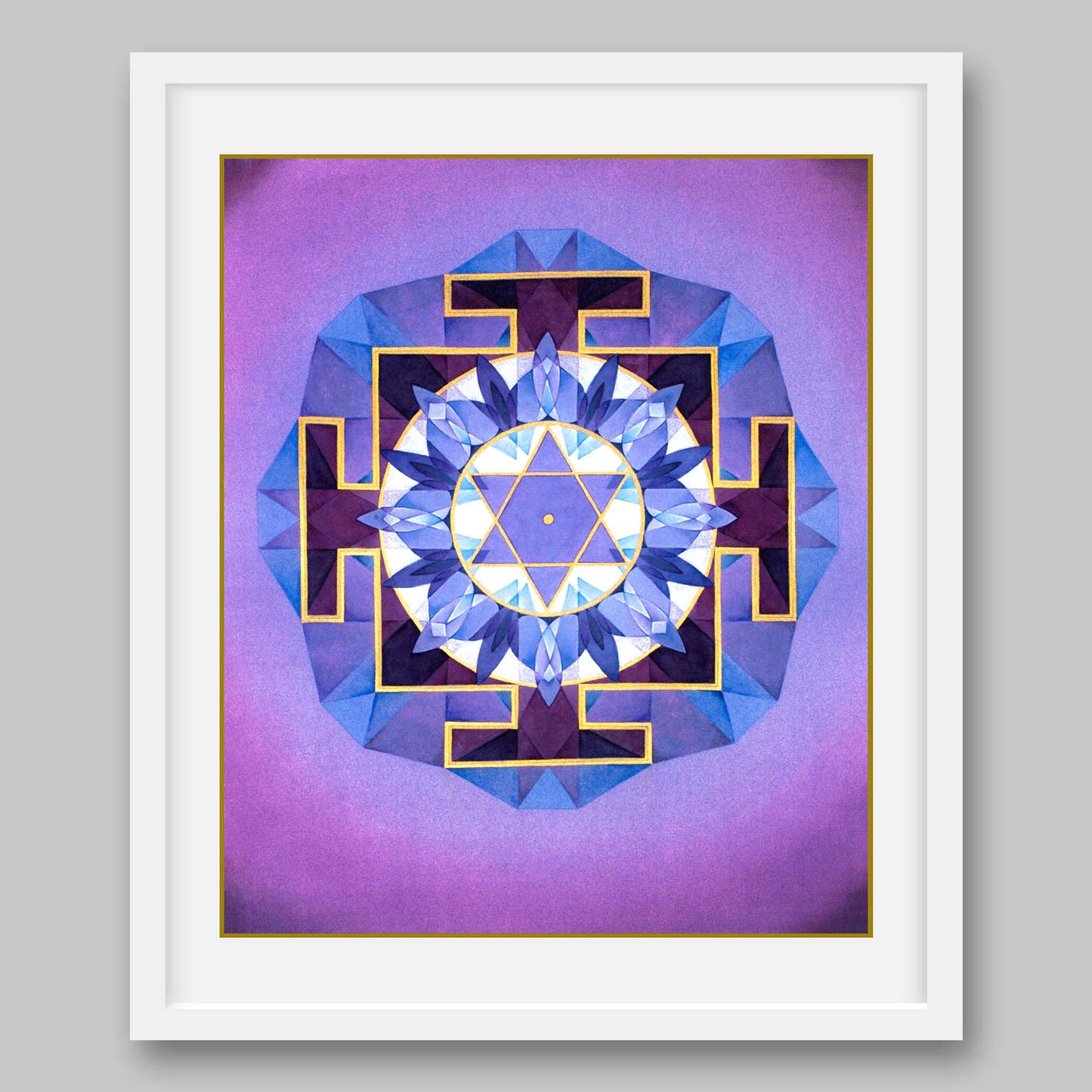 Saturn Yantra – High Quality Print of Artwork by Pieter Weltevrede