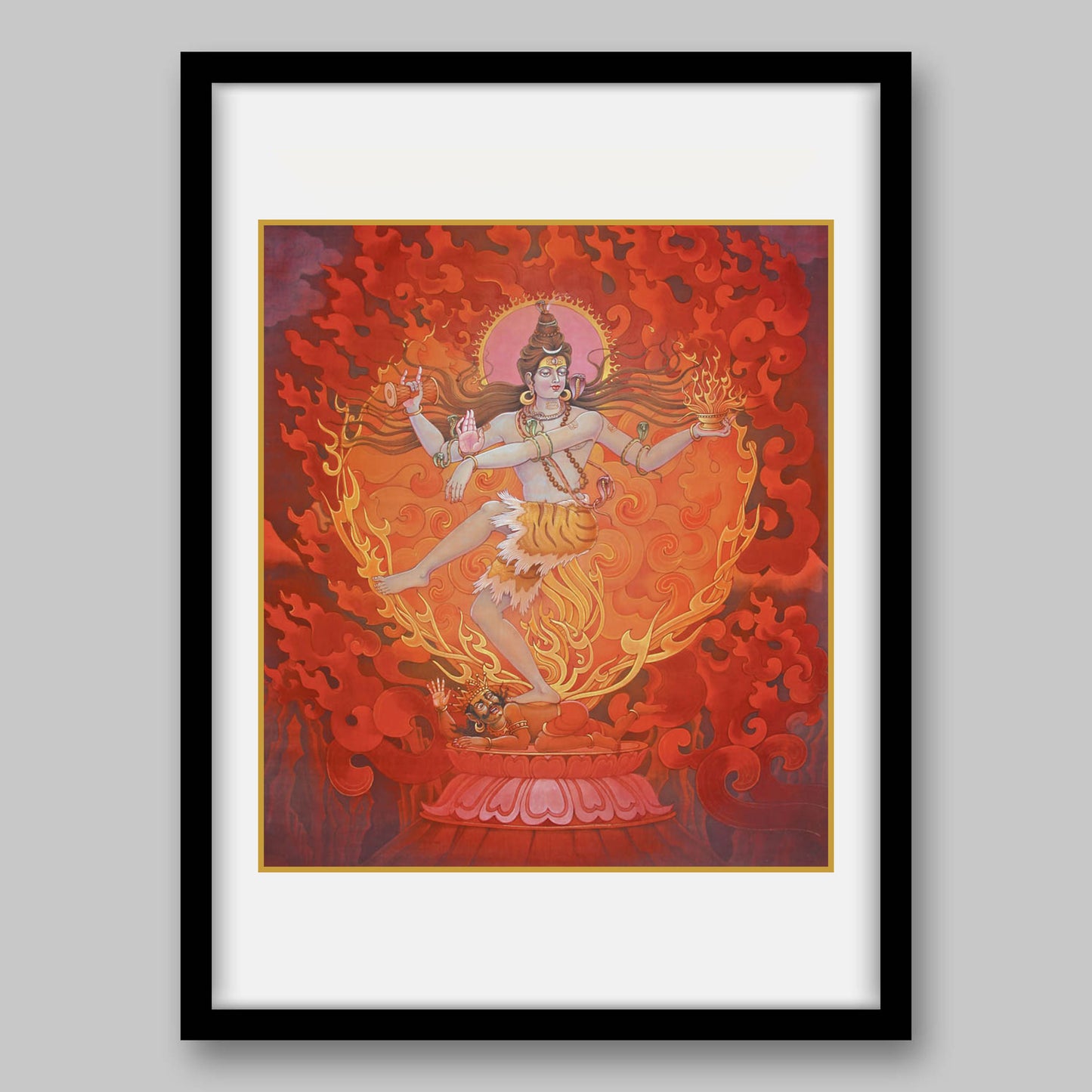 Shiva Nataraja – High Quality Print of Artwork by Pieter Weltevrede - Sagar World