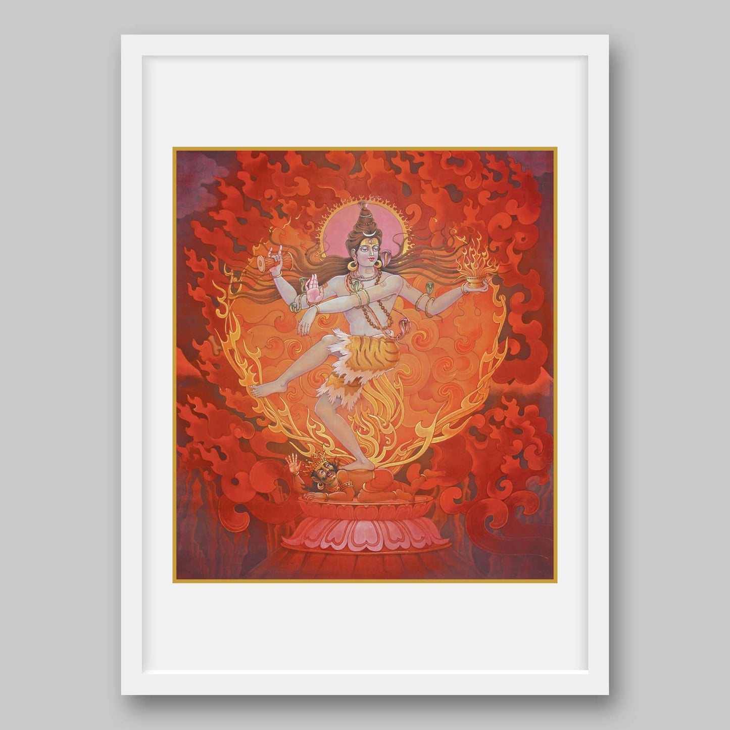 Shiva Nataraja – High Quality Print of Artwork by Pieter Weltevrede - Sagar World