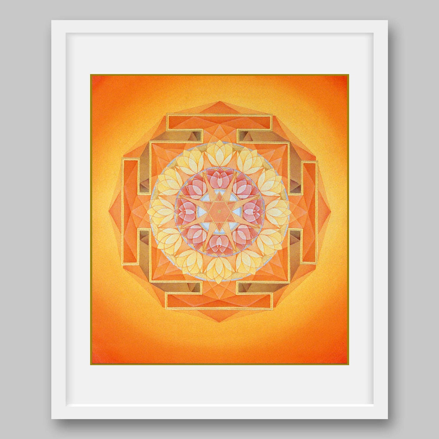 Sun Yantra – High Quality Print of Artwork by Pieter Weltevrede - Home Decor - Sagar World