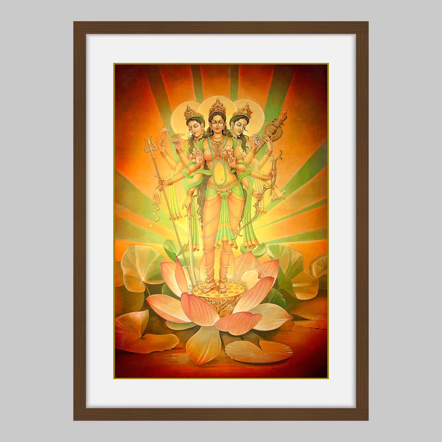 Tridevi – High Quality Print of Artwork by Pieter Weltevrede - Sagar World