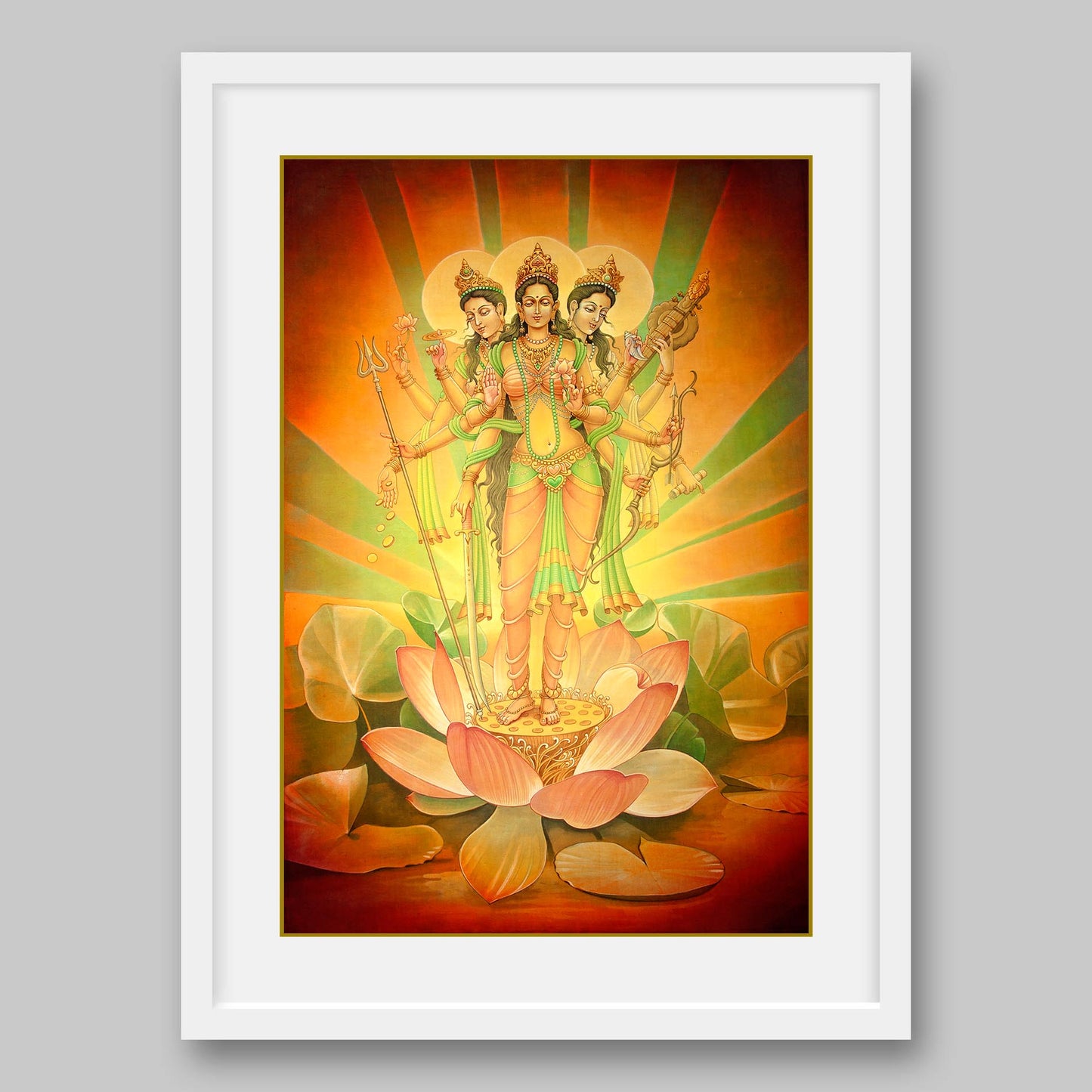Tridevi – High Quality Print of Artwork by Pieter Weltevrede - Sagar World