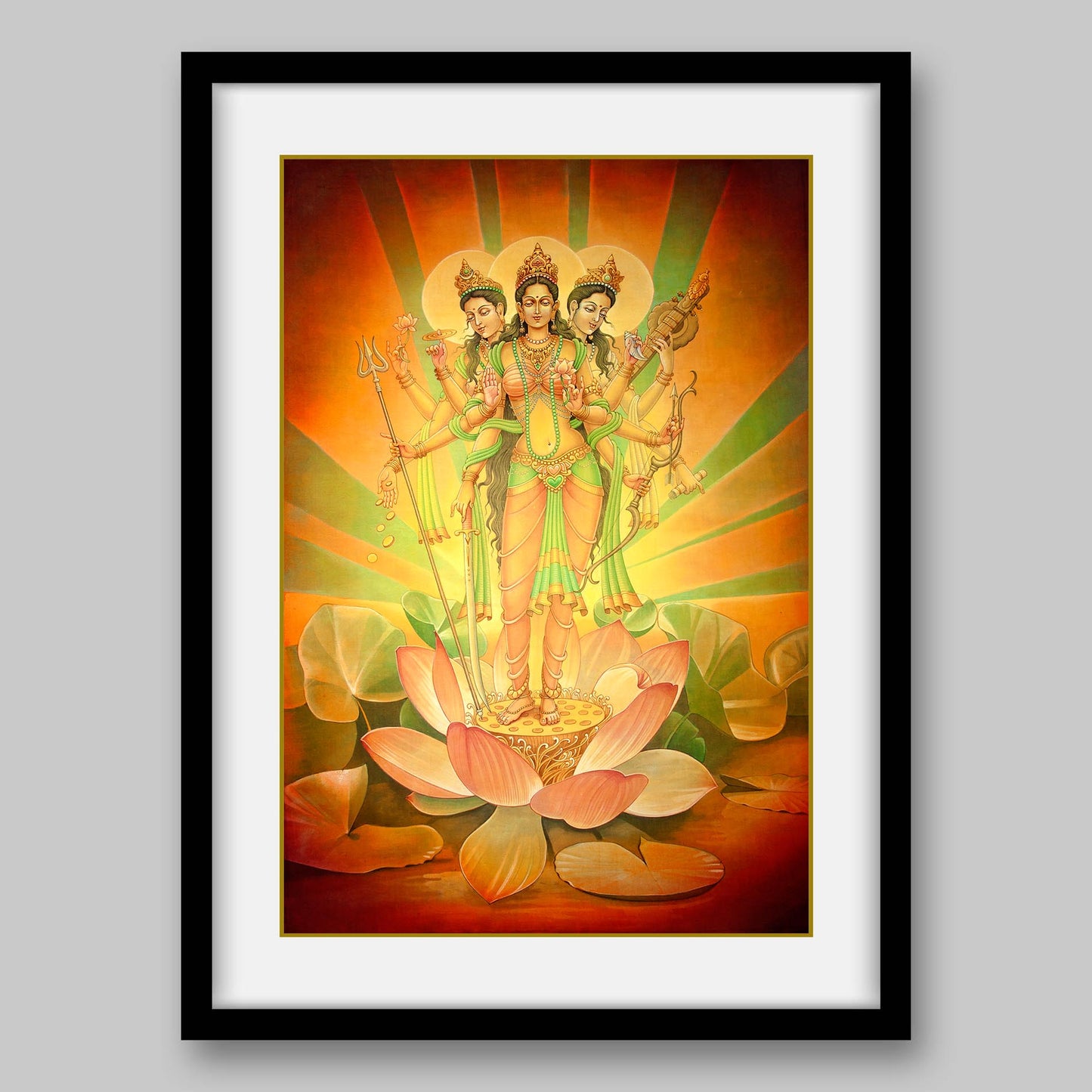Tridevi – High Quality Print of Artwork by Pieter Weltevrede - Sagar World