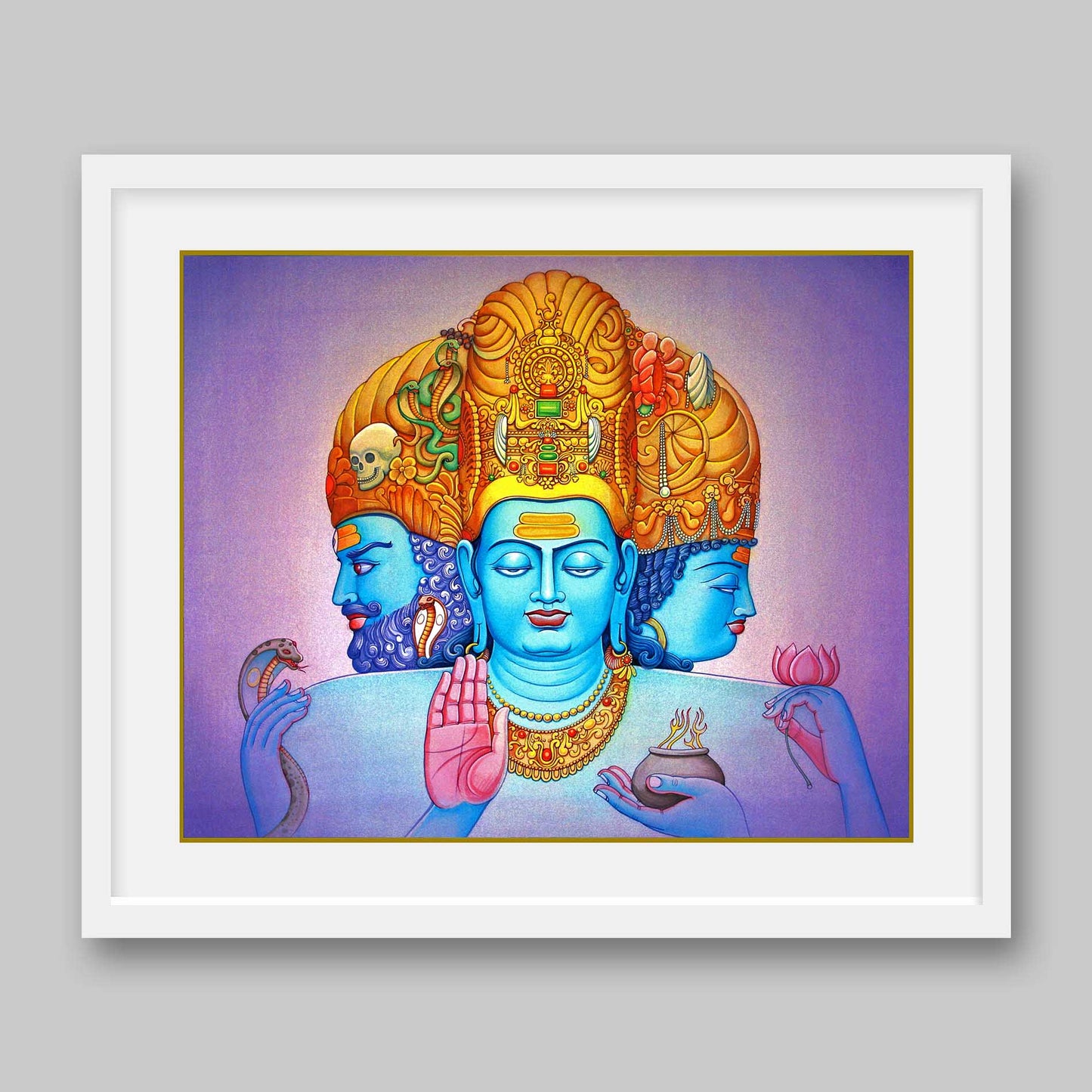 Trimurti - High Quality Print of Artwork by Pieter Weltevrede - Sagar World