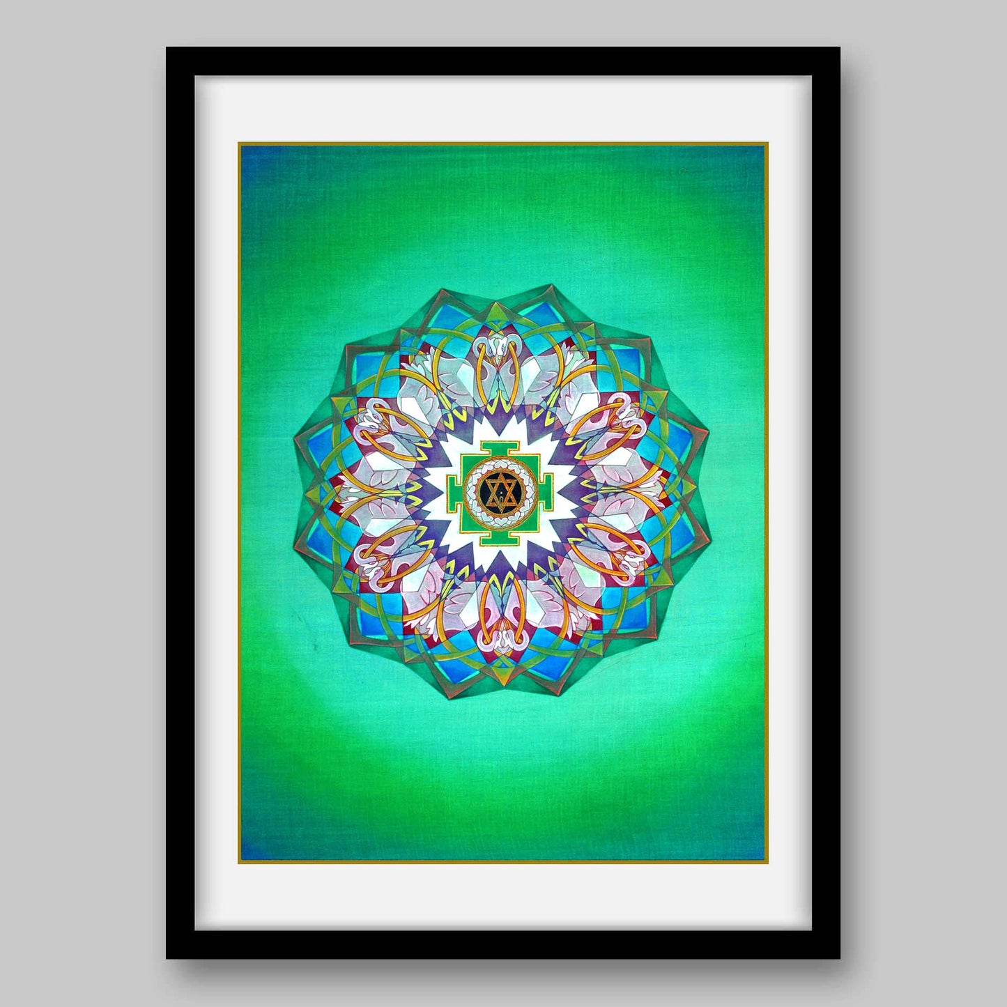 Tripura Sundari Yantra – High Quality Print of Artwork by Pieter Weltevrede - Home Decor - Sagar World