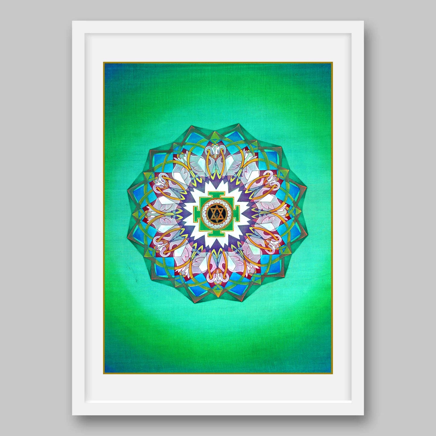 Tripura Sundari Yantra – High Quality Print of Artwork by Pieter Weltevrede - Home Decor - Sagar World