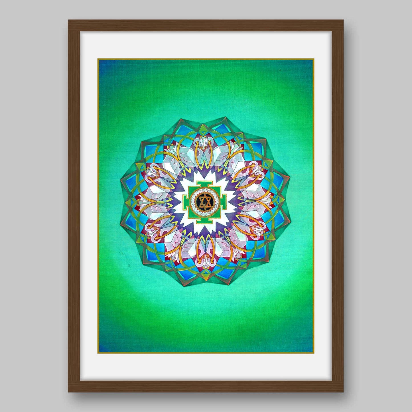 Tripura Sundari Yantra – High Quality Print of Artwork by Pieter Weltevrede - Home Decor - Sagar World