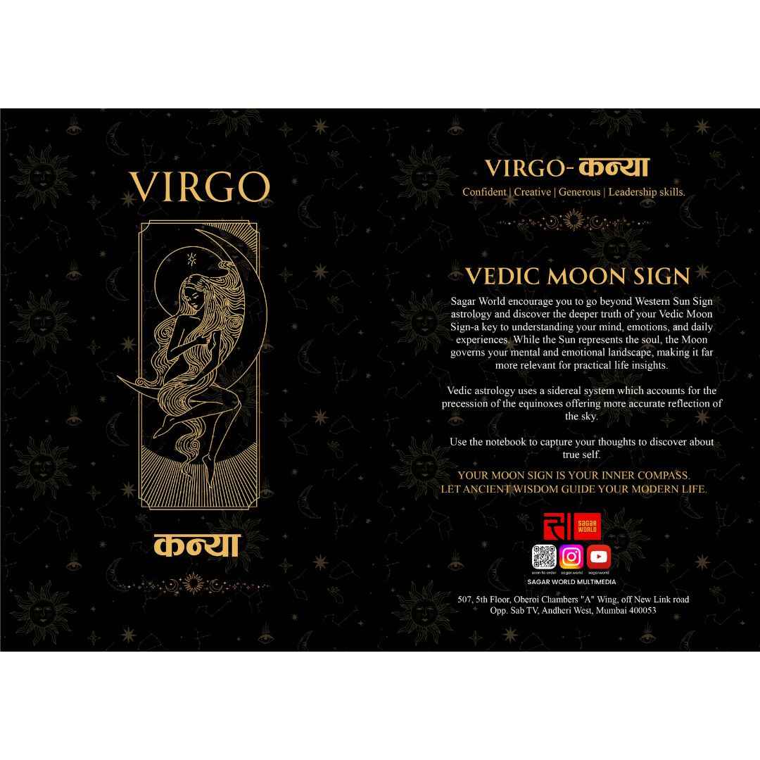 Kanya Moon Sign Personal Diary – Cultivate Clarity, Healing & Grounded Purpose