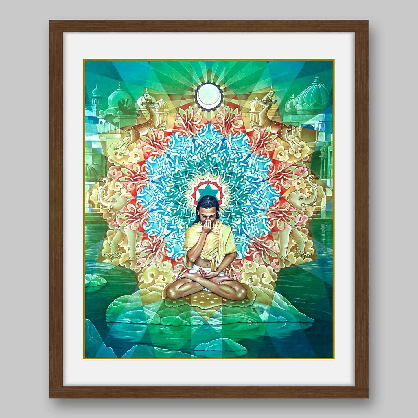 Vishnu Granthi Yantra - High Quality Print of Artwork by Pieter Weltevrede - Sagar World