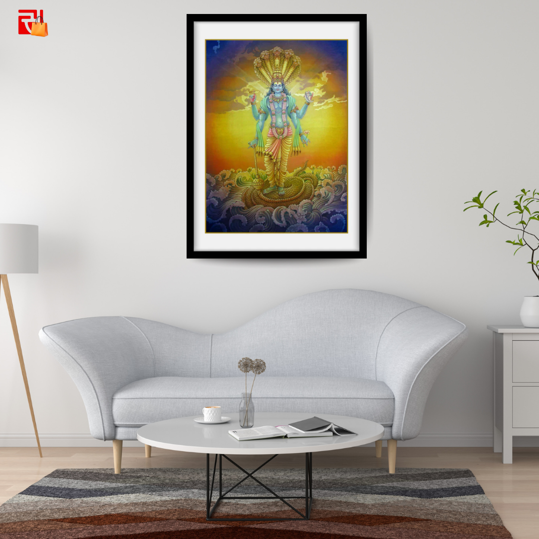 Vishnu - High Quality Print of Artwork by Pieter Weltevrede
