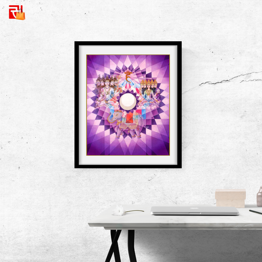 Vishuddha Chakra – High Quality Print of Artwork by Pieter Weltevrede - Home Decor