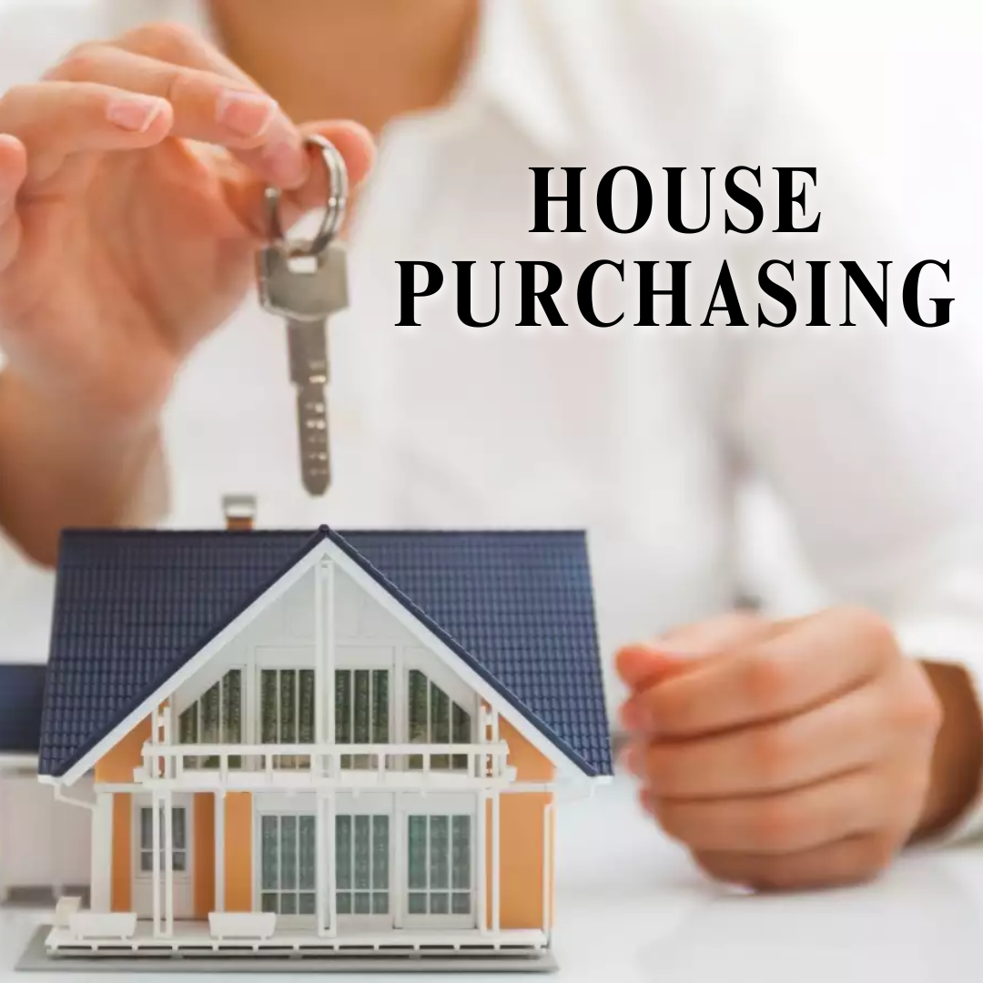 House Purchasing Muhurat with hand giving house key and model home, perfect for property buying timing in Muhurat Finding - Choose the Right Time for Success and Harmony.