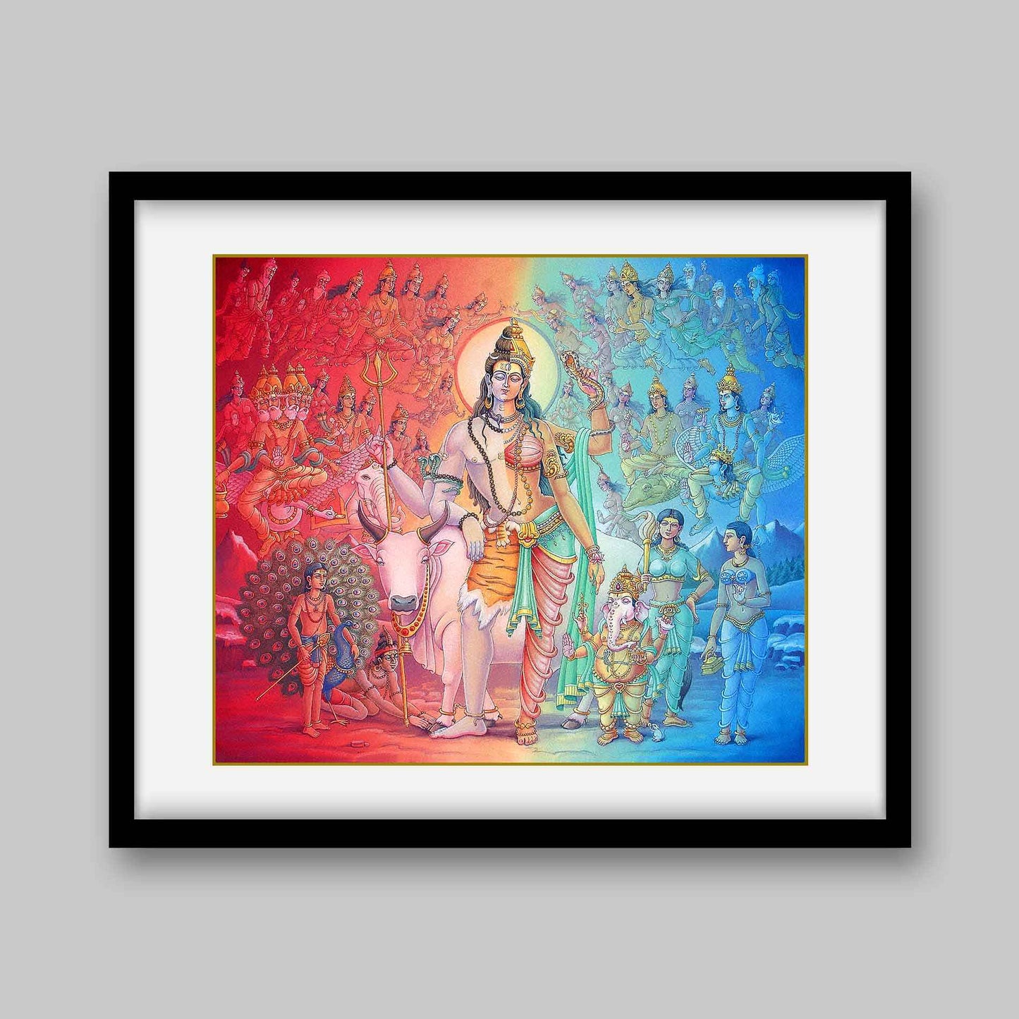 Ardhanarishwara – High Quality Print of Artwork by Pieter Weltevrede