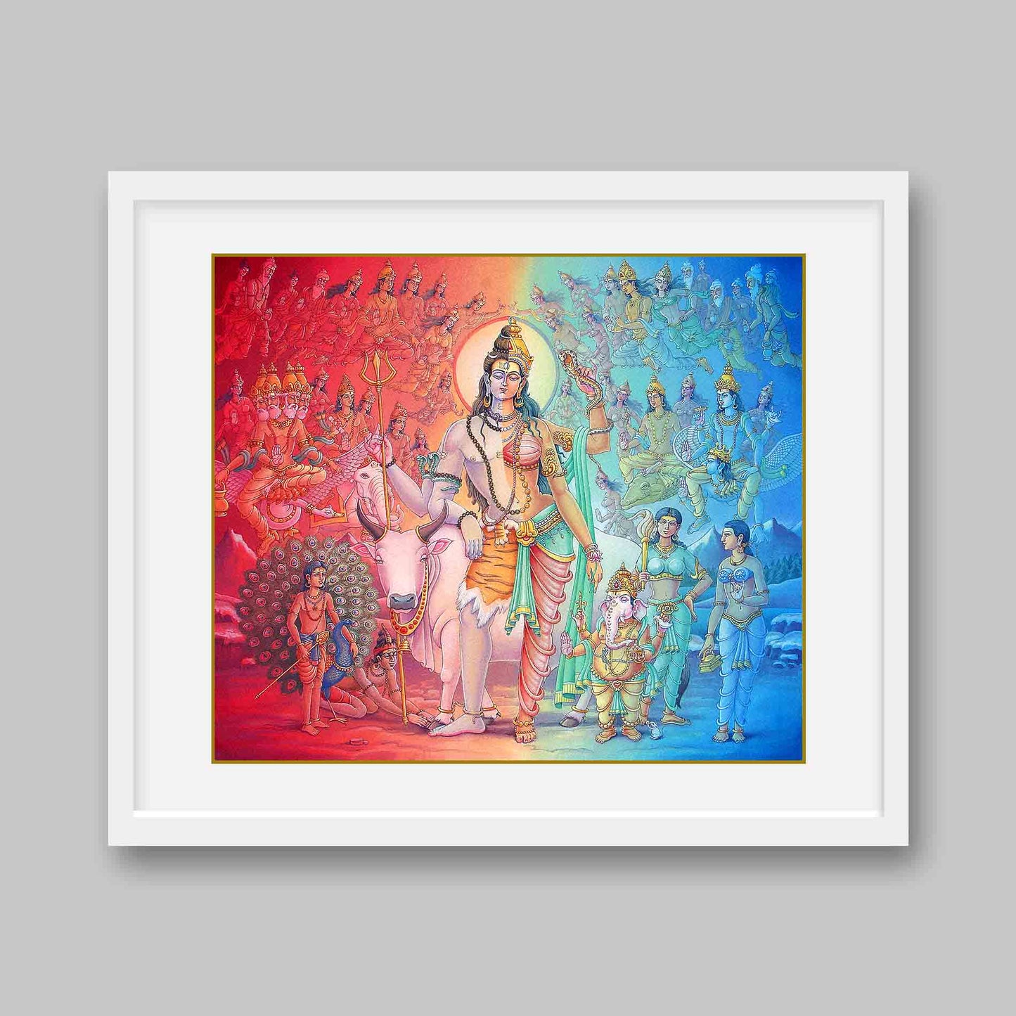 Ardhanarishwara – High Quality Print of Artwork by Pieter Weltevrede