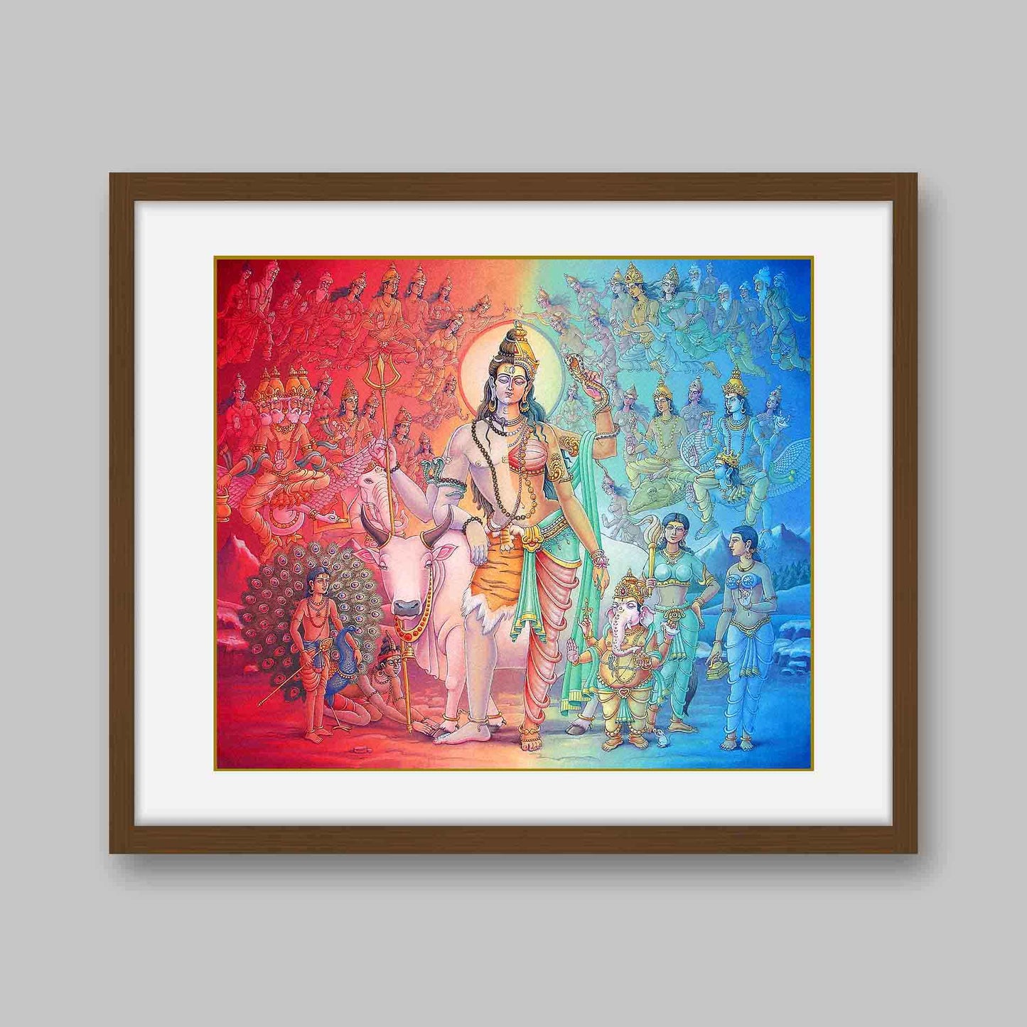 Ardhanarishwara – High Quality Print of Artwork by Pieter Weltevrede