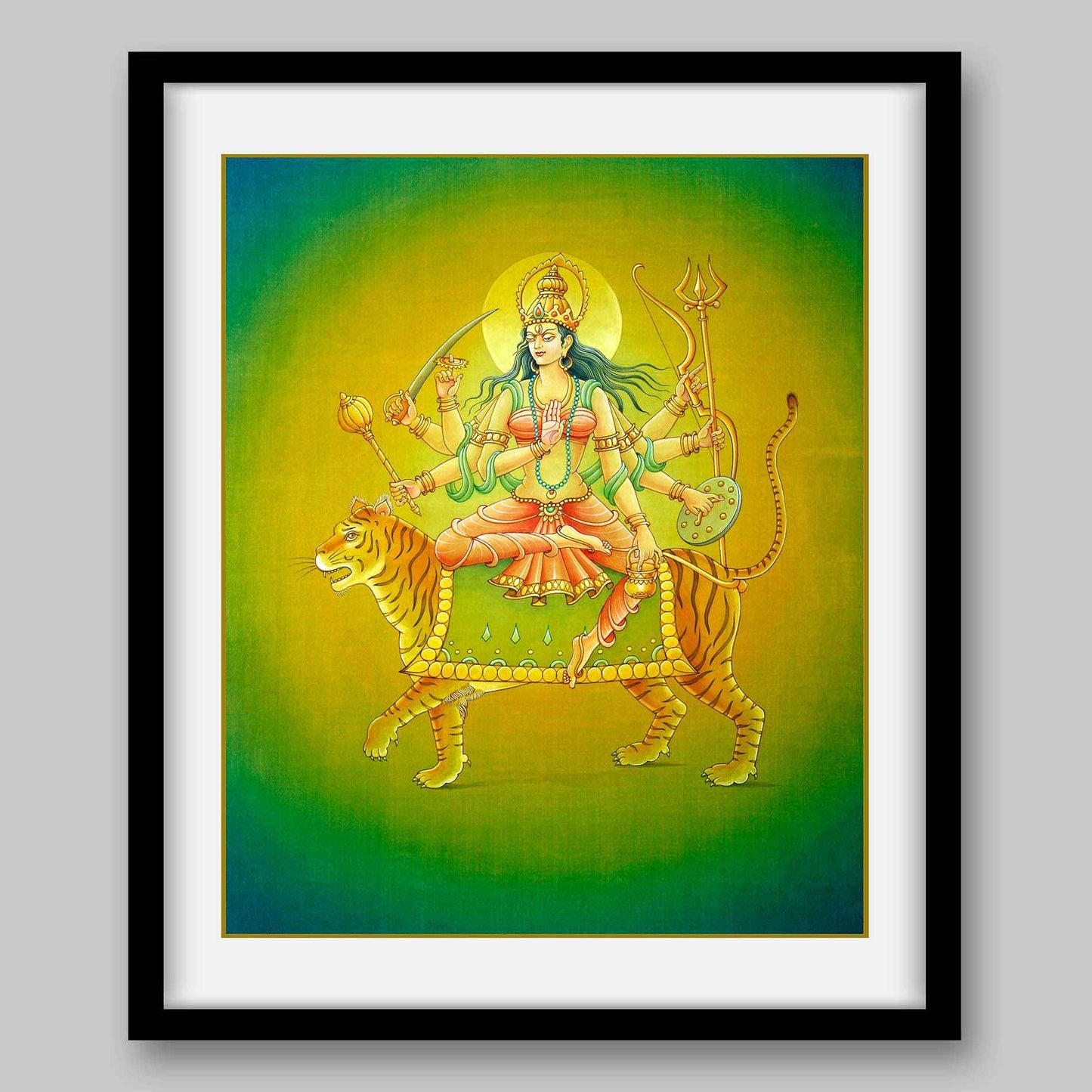 Durga - High Quality Print of Artwork by Pieter Weltevrede