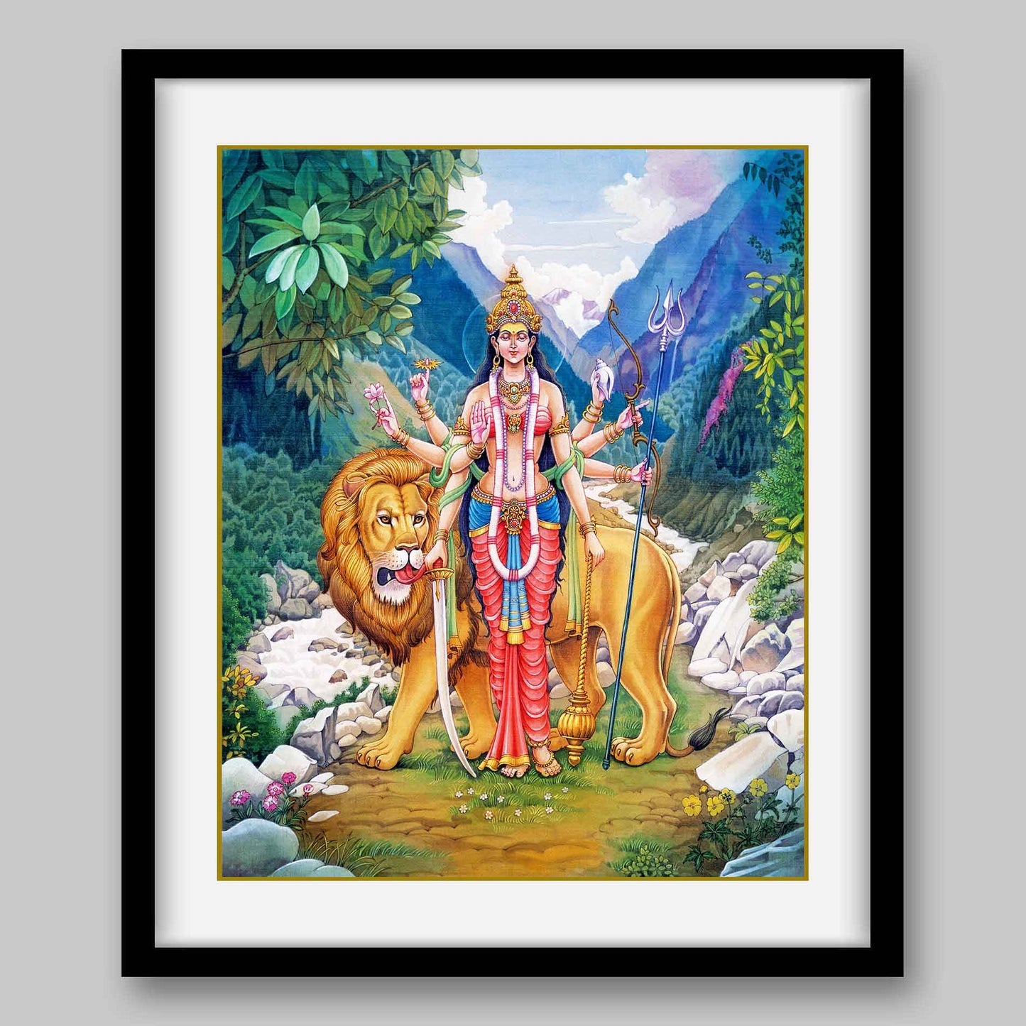 Durga -High Quality Print of Artwork by Pieter Weltevrede