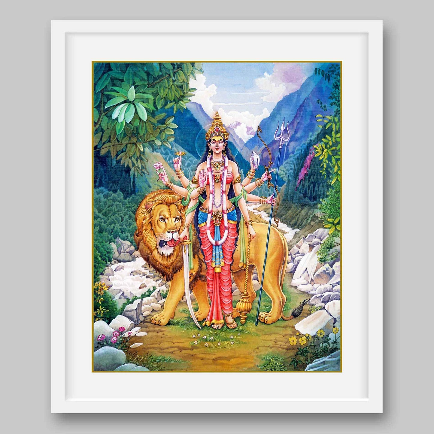 Durga -High Quality Print of Artwork by Pieter Weltevrede