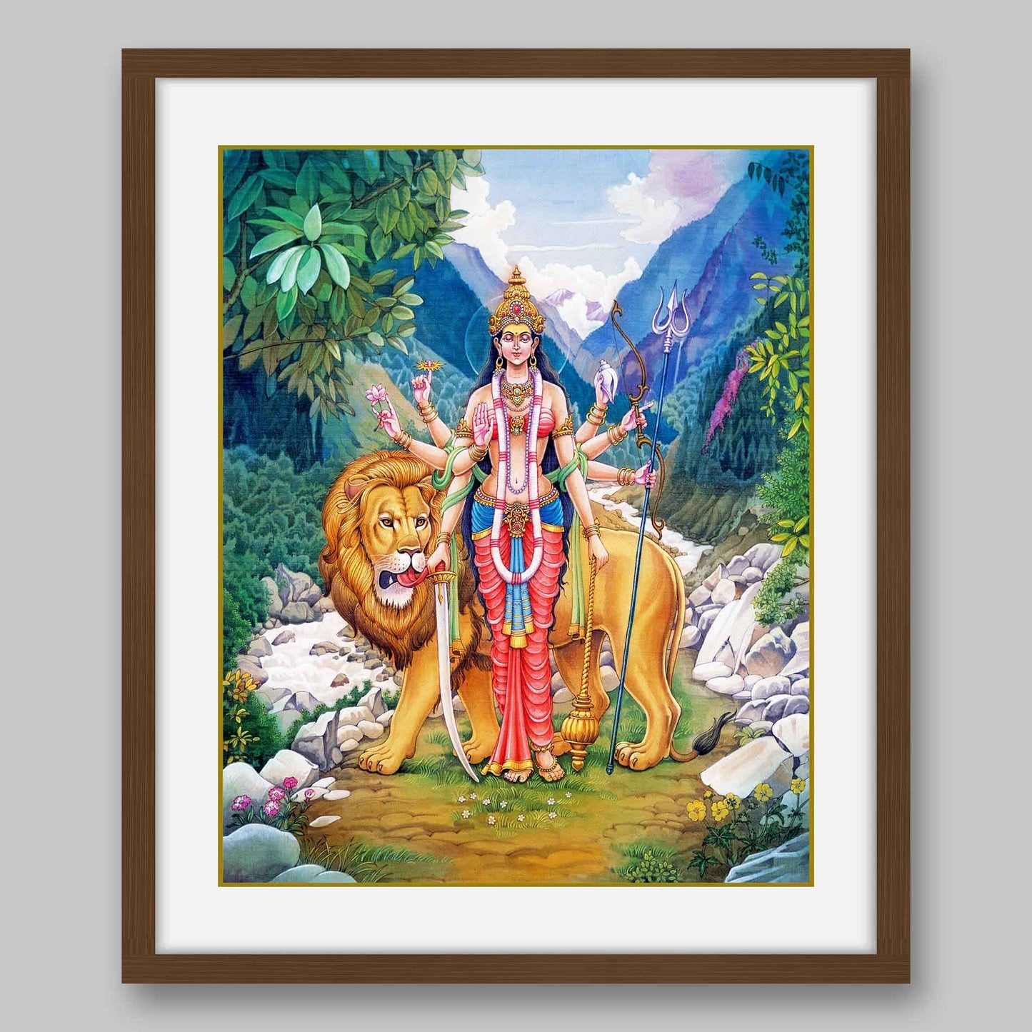 Durga -High Quality Print of Artwork by Pieter Weltevrede