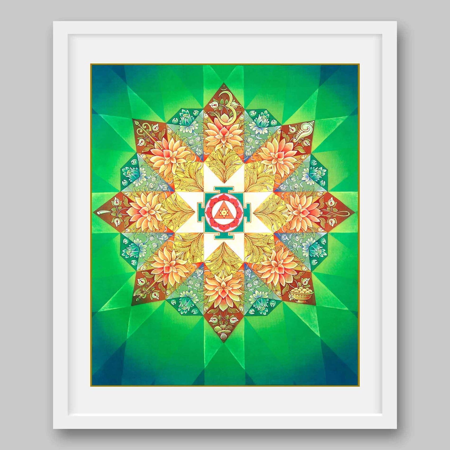 Ganesha Yantra – High Quality Print of Artwork by Pieter Weltevrede - Home Decor