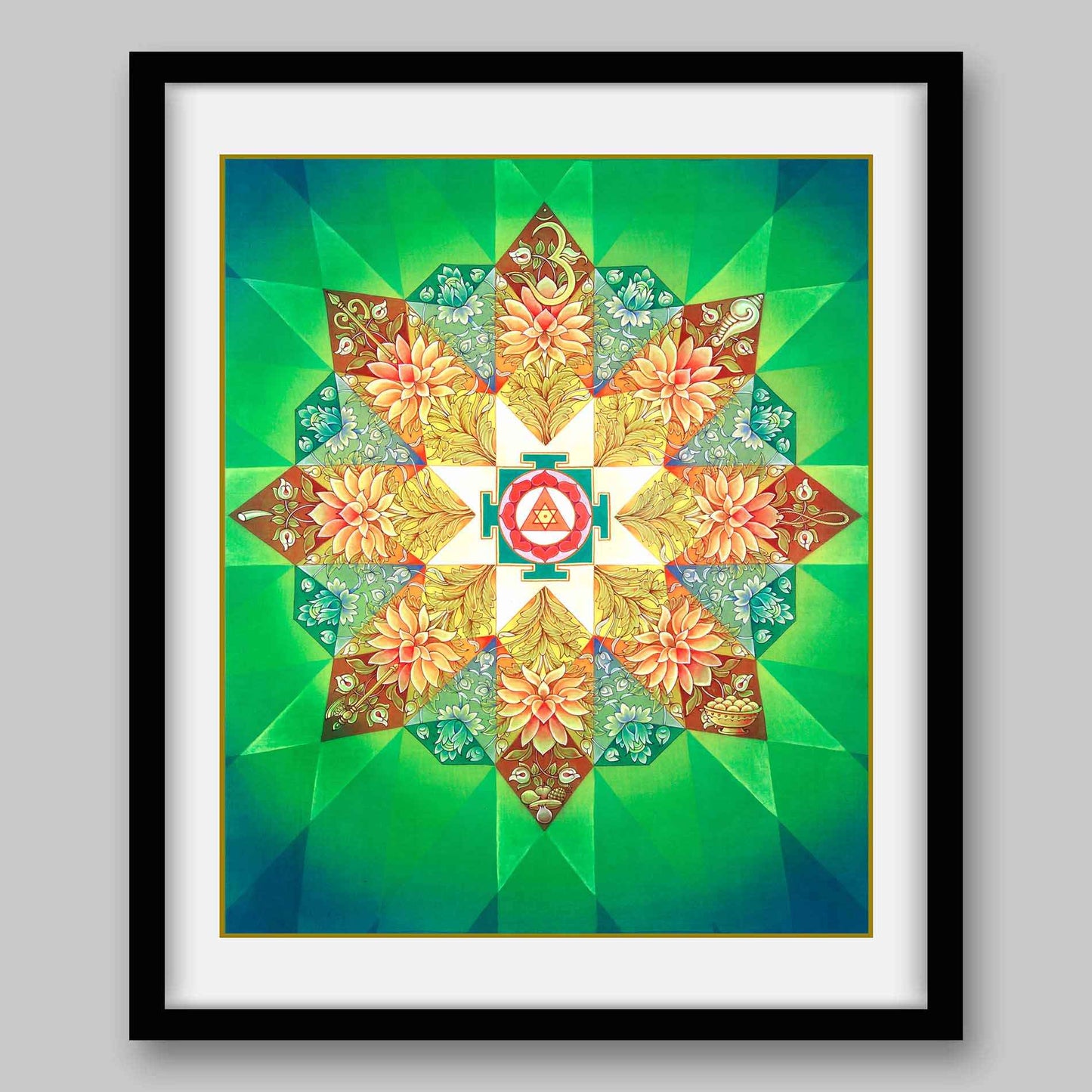 Ganesha Yantra – High Quality Print of Artwork by Pieter Weltevrede - Home Decor