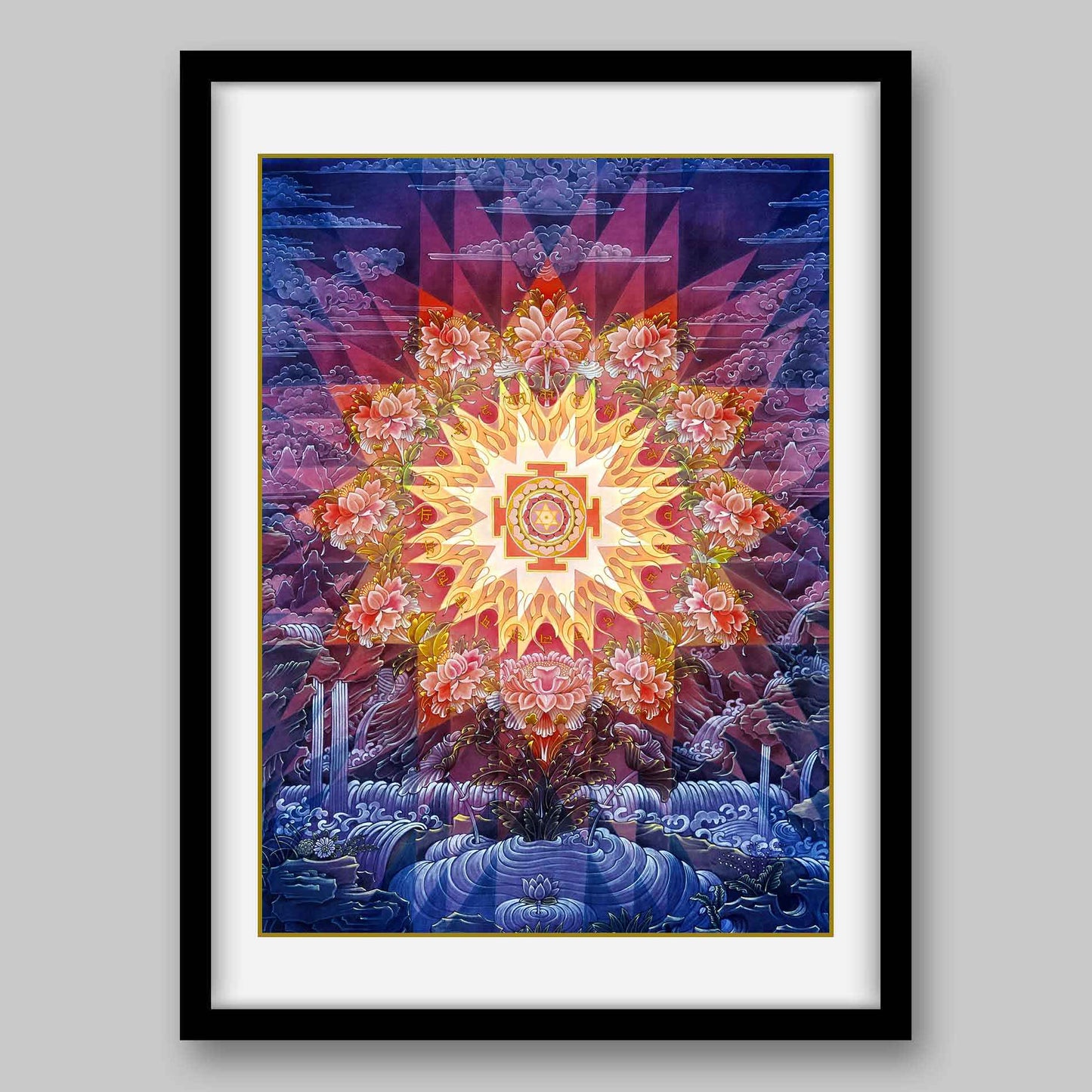 Gayatri Yantra- High Quality Print of Artwork by Pieter Weltevrede