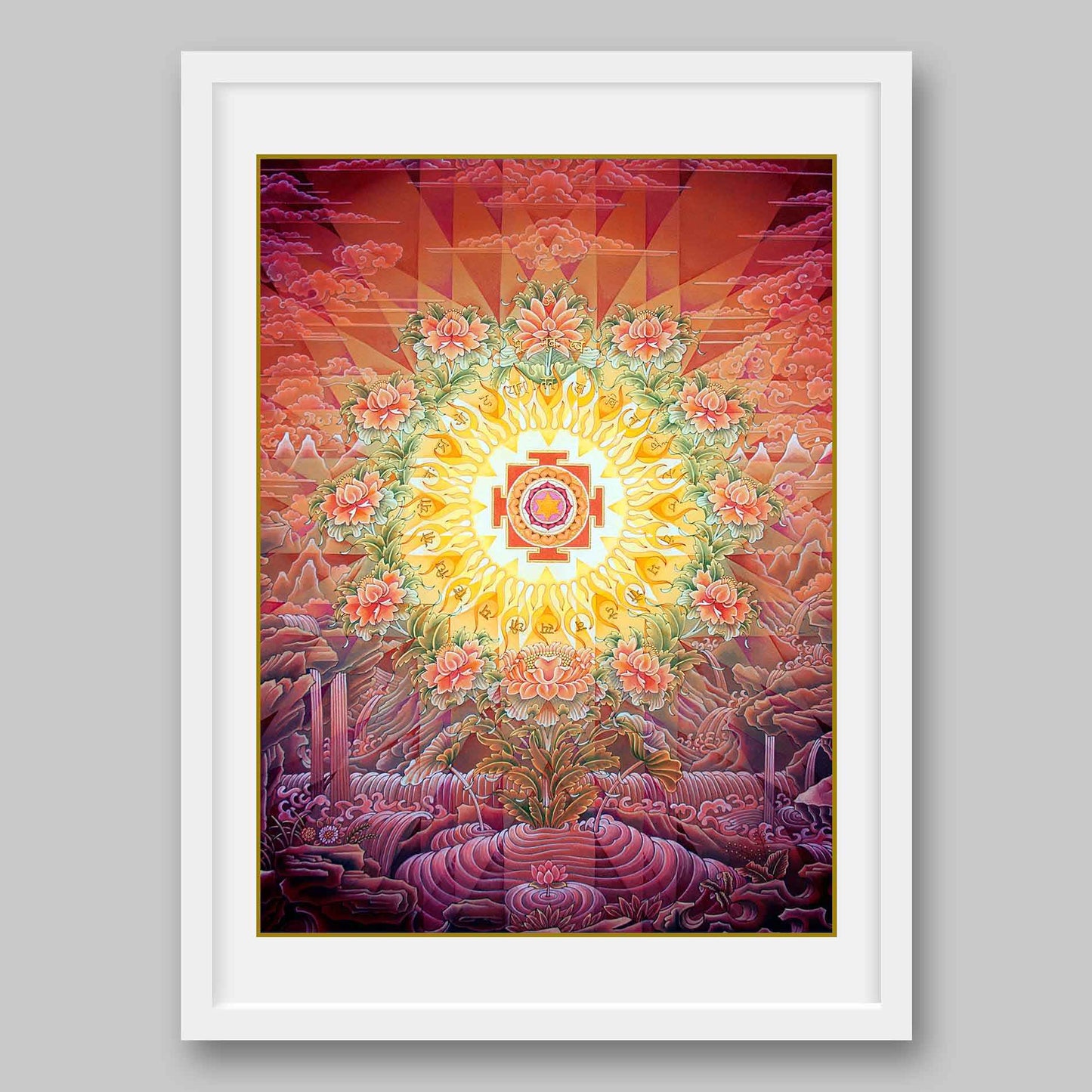 Gayatri Yantra -High Quality Print of Artwork by Pieter Weltevrede