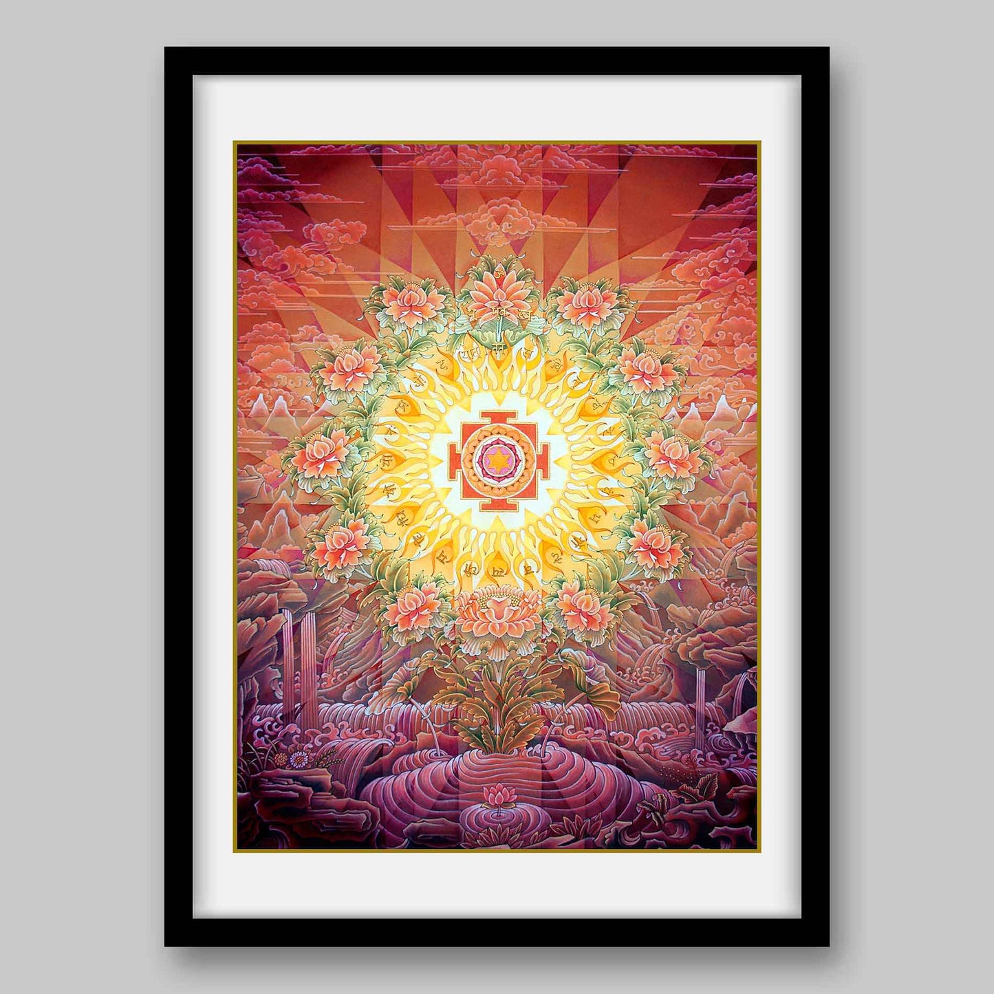 Gayatri Yantra -High Quality Print of Artwork by Pieter Weltevrede