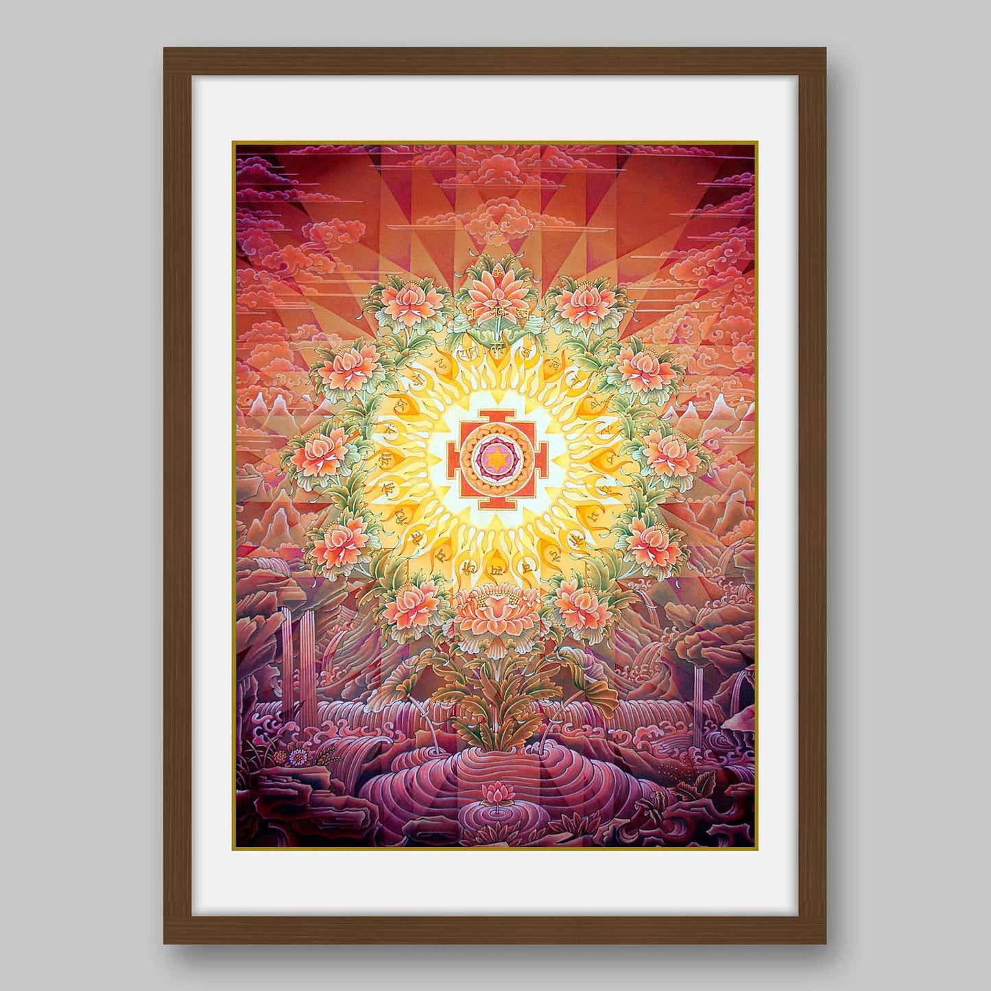 Gayatri Yantra -High Quality Print of Artwork by Pieter Weltevrede