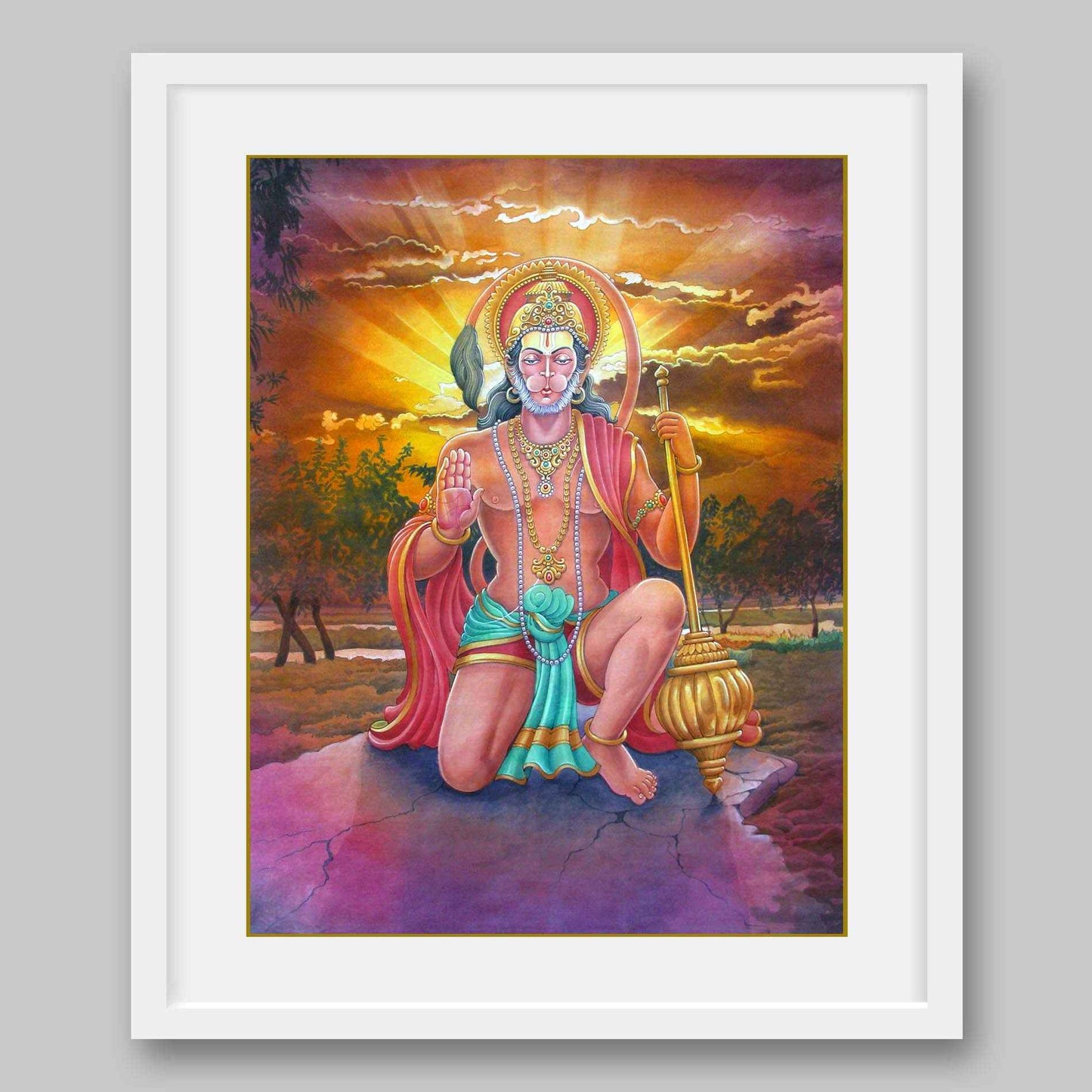 Hanuman – High Quality Print of Artwork by Pieter Weltevrede