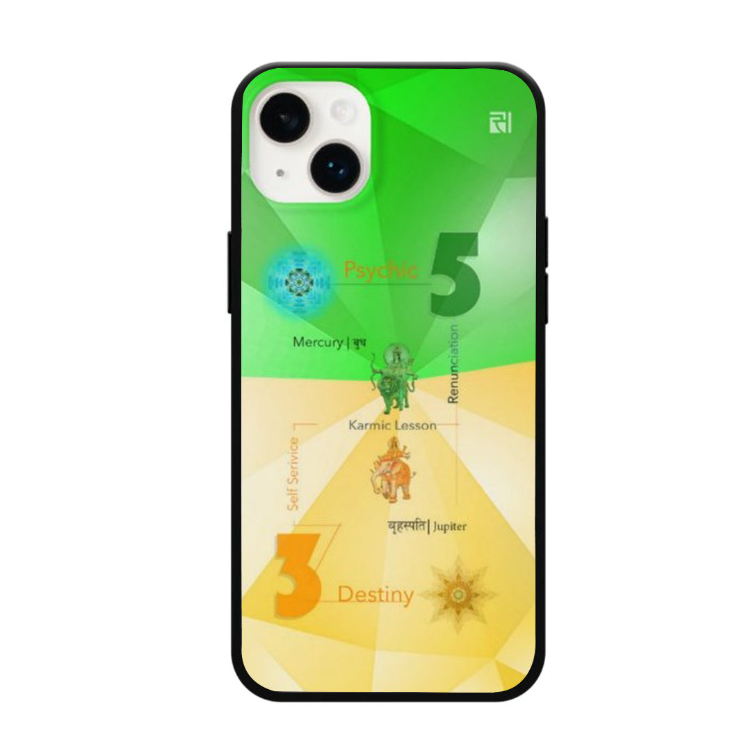 Psychic Number 5 Destiny Number 3 – Mobile Cover