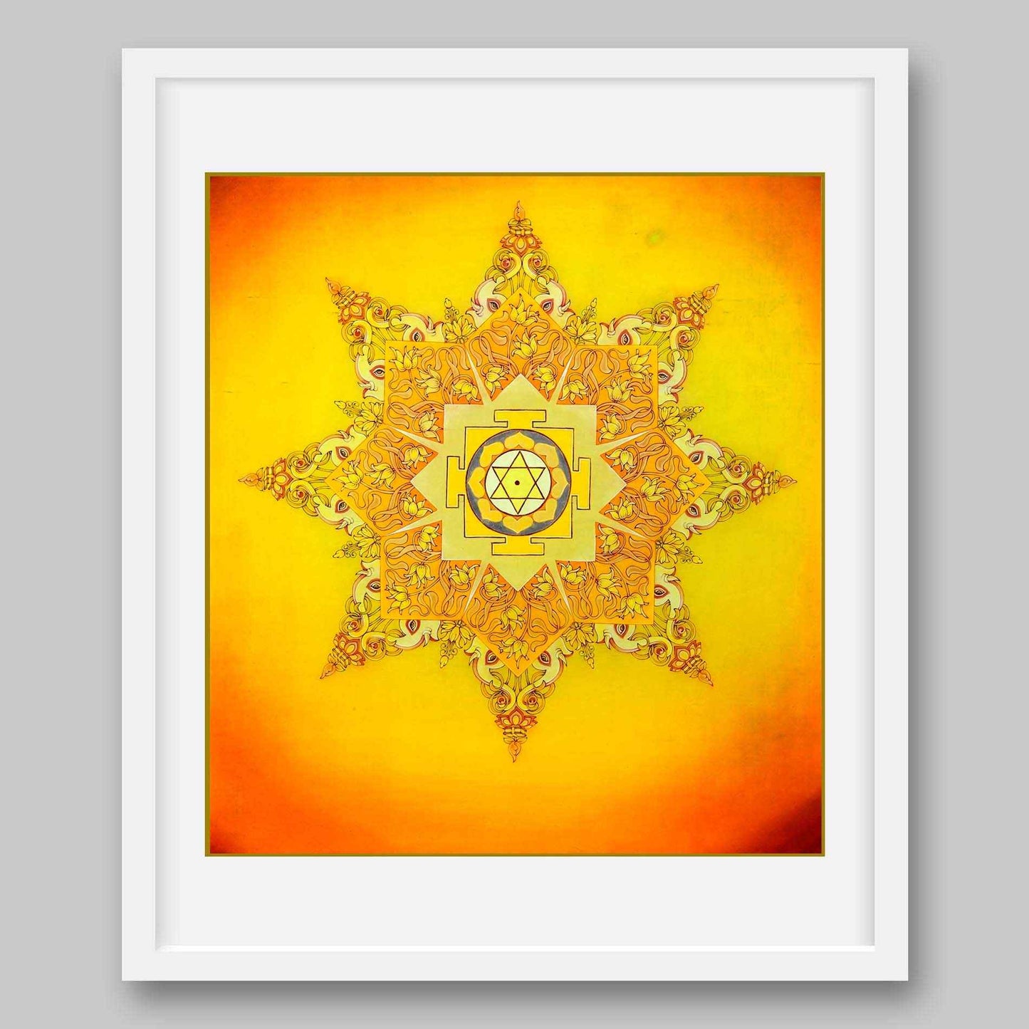 Jupiter Yantra – High Quality Print of Artwork by Pieter Weltevrede - Home Decor