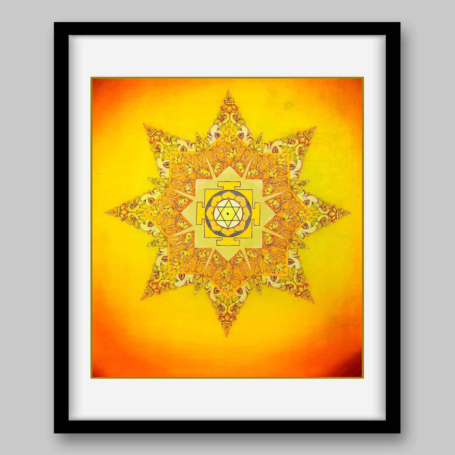 Jupiter Yantra – High Quality Print of Artwork by Pieter Weltevrede - Home Decor