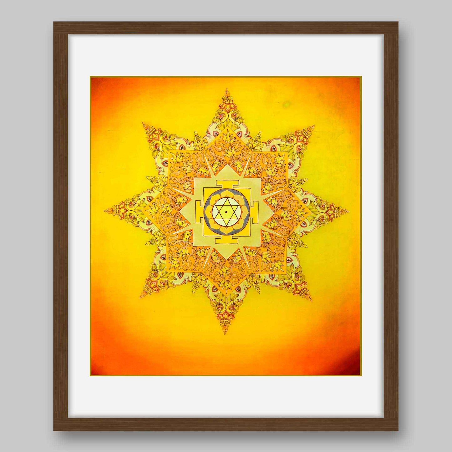 Jupiter Yantra – High Quality Print of Artwork by Pieter Weltevrede - Home Decor